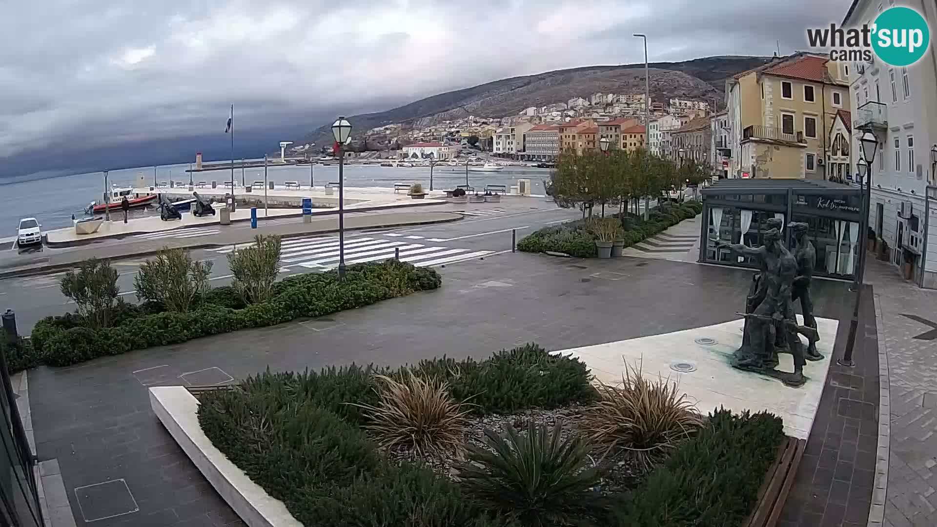 Live webcam Senj riva – fronte mare