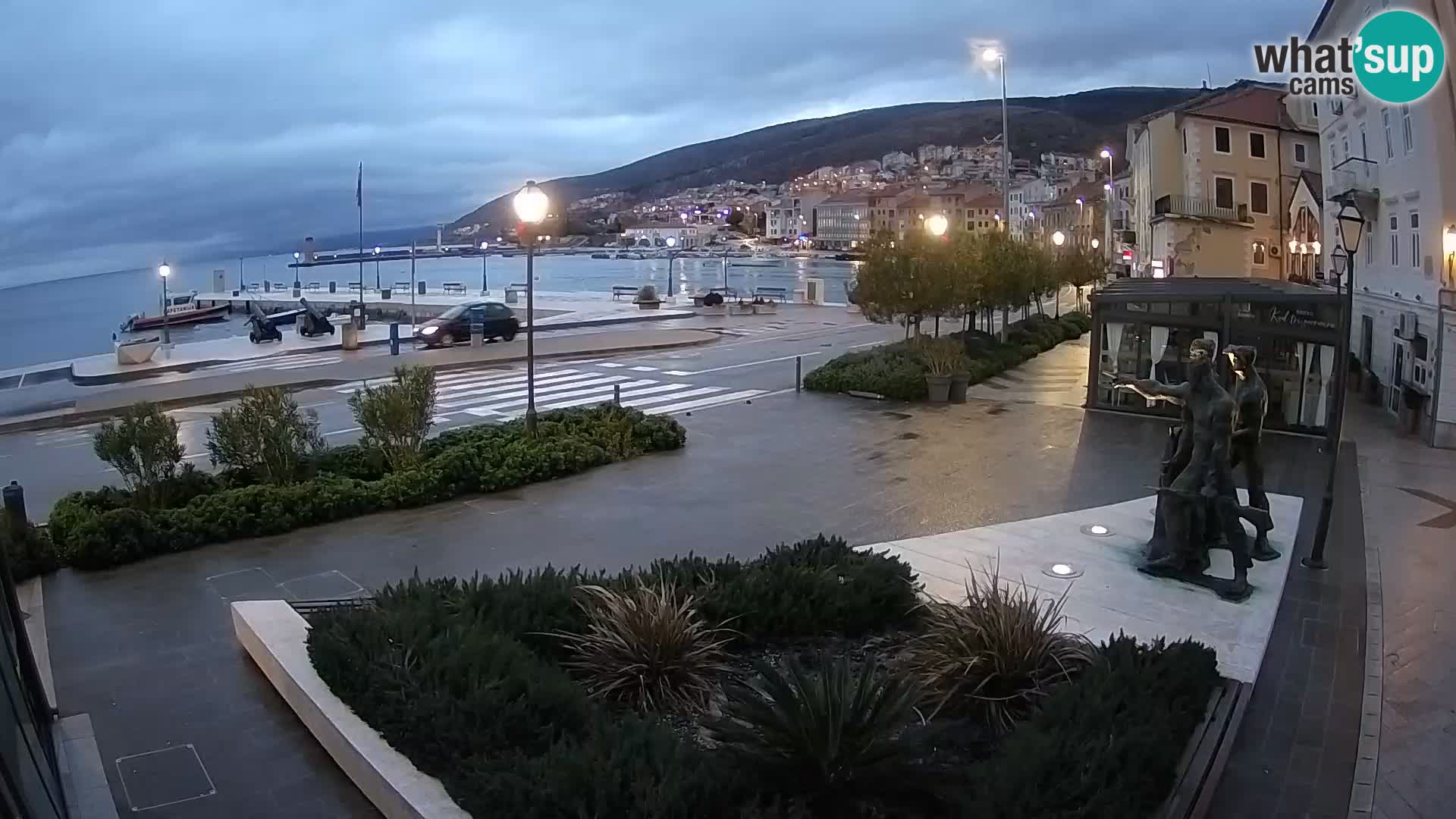 Live webcam Senj riva – seafront – Croatia