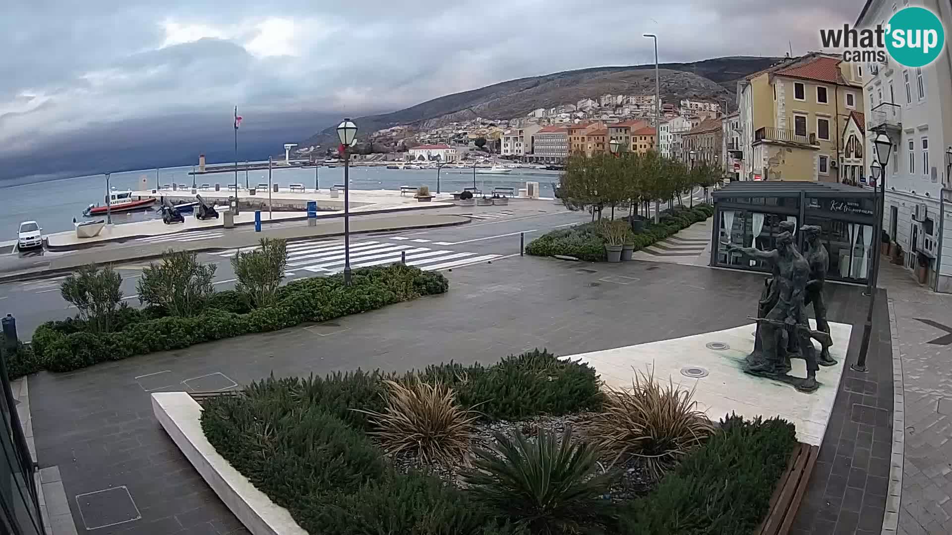 Live webcam Senj riva – seafront – Croatia