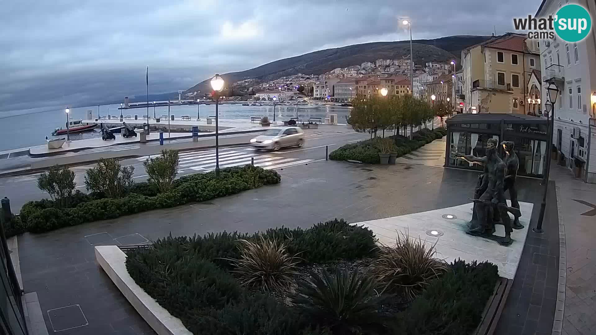 Live webcam Senj riva – fronte mare