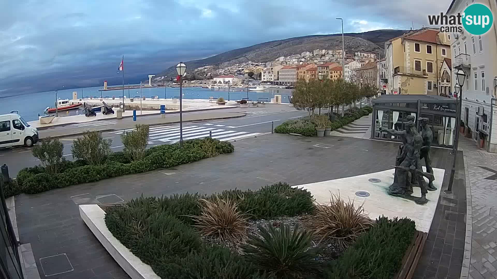 Live webcam Senj riva – fronte mare