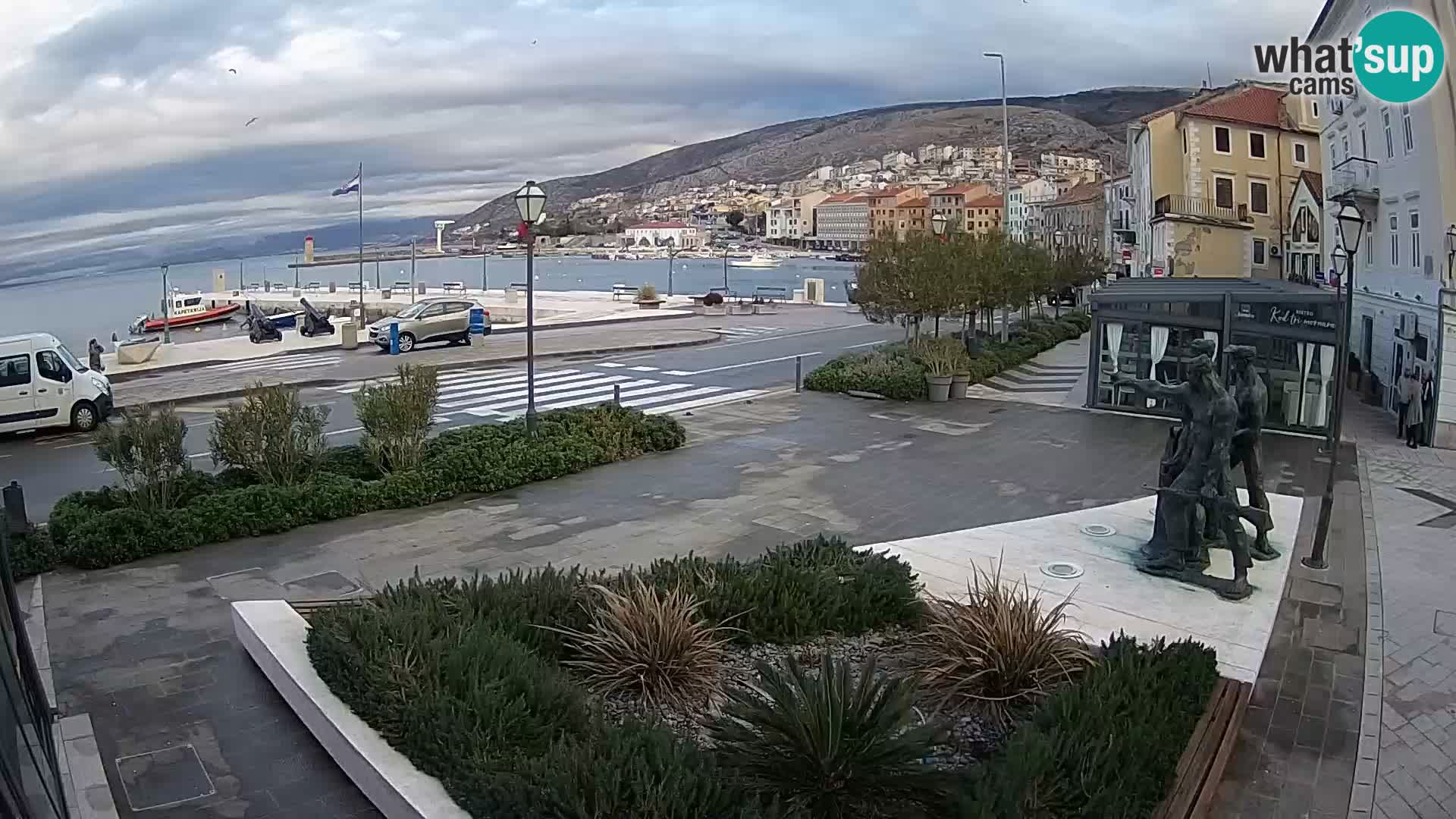 Live webcam Senj riva – fronte mare