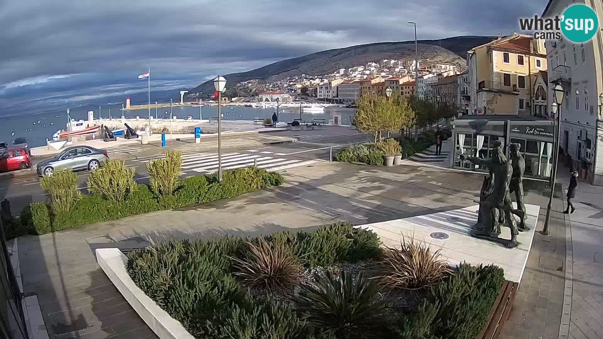 Live webcam Senj riva – seafront – Croatia