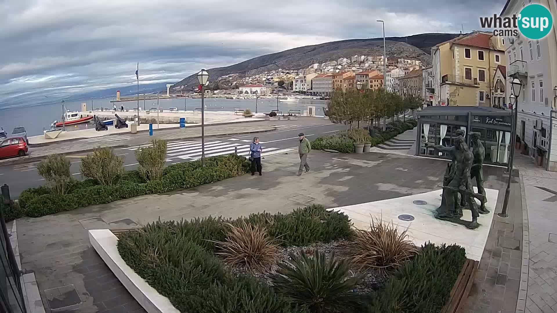 Live-Webcam Senj Riva – direkt am Meer – Kroatien