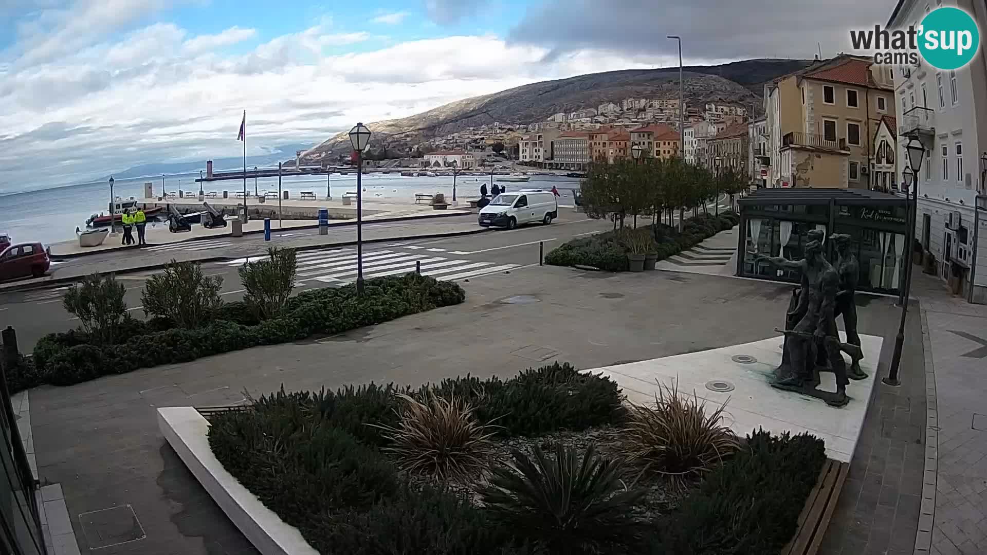 Live webcam Senj riva – seafront – Croatia