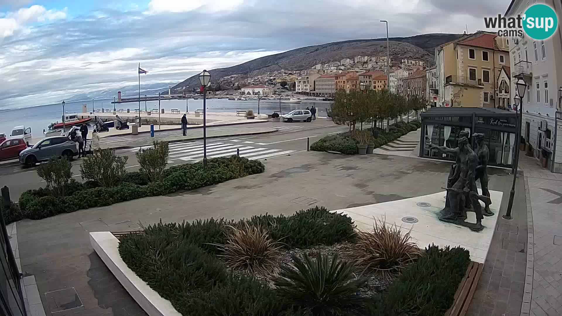 Live webcam Senj riva – fronte mare