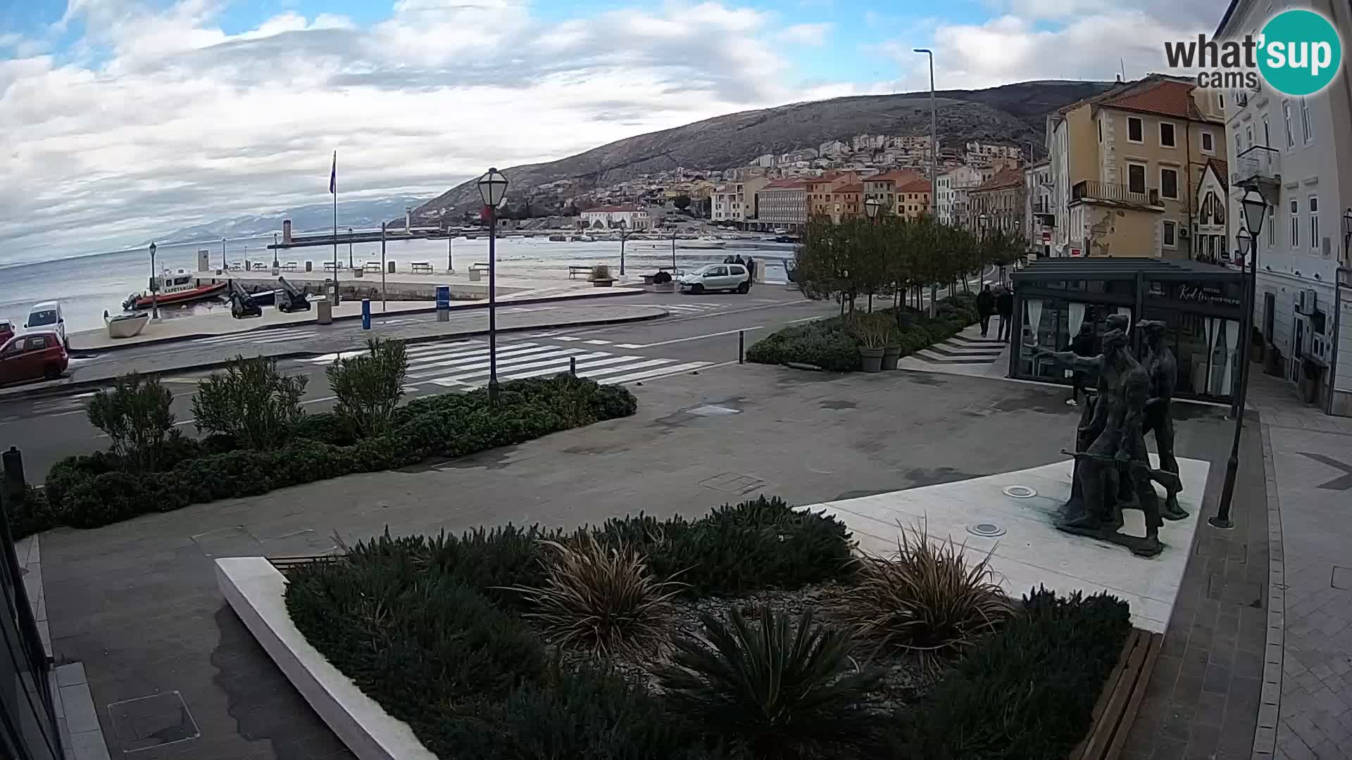 Live-Webcam Senj Riva – direkt am Meer – Kroatien