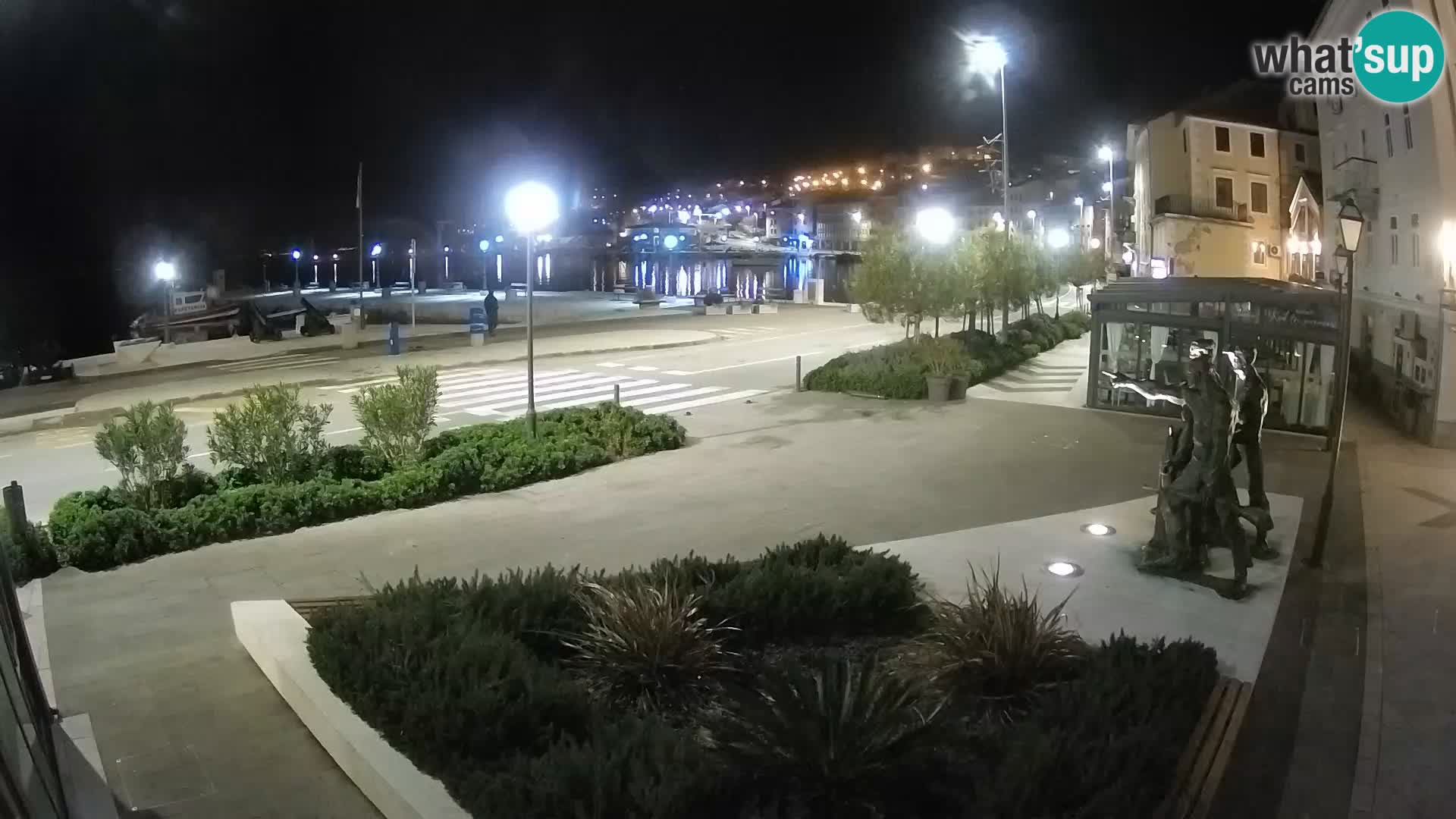 Live webcam Senj riva – seafront – Croatia