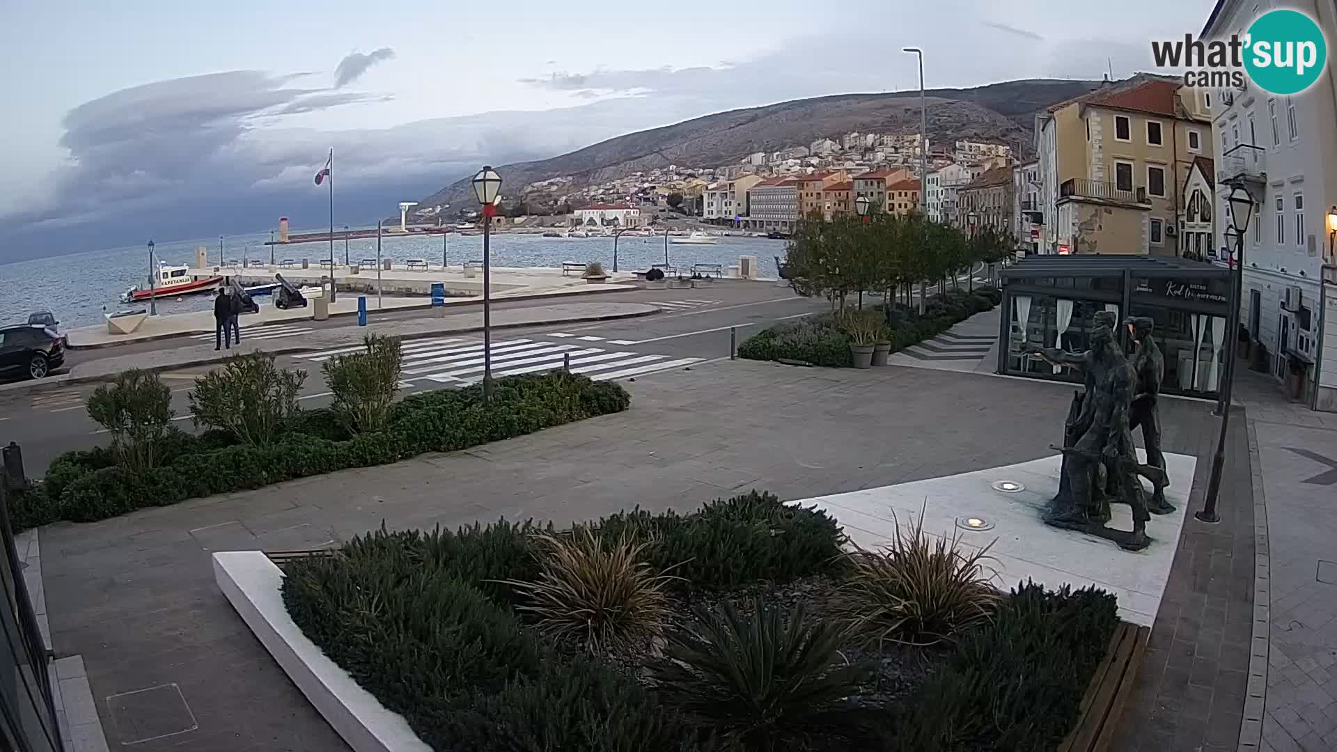 Live webcam Senj riva – seafront – Croatia