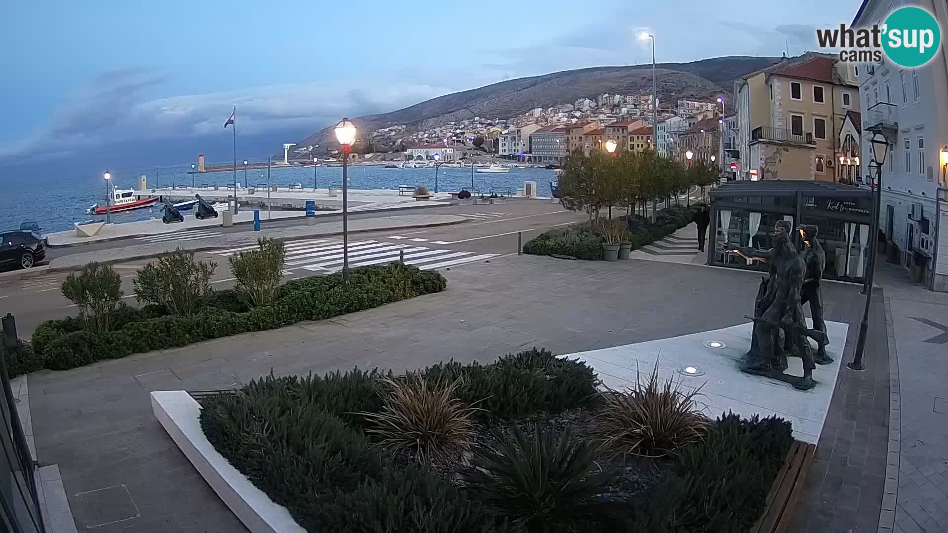 Webcam en vivo Senj riva – paseo marítimo