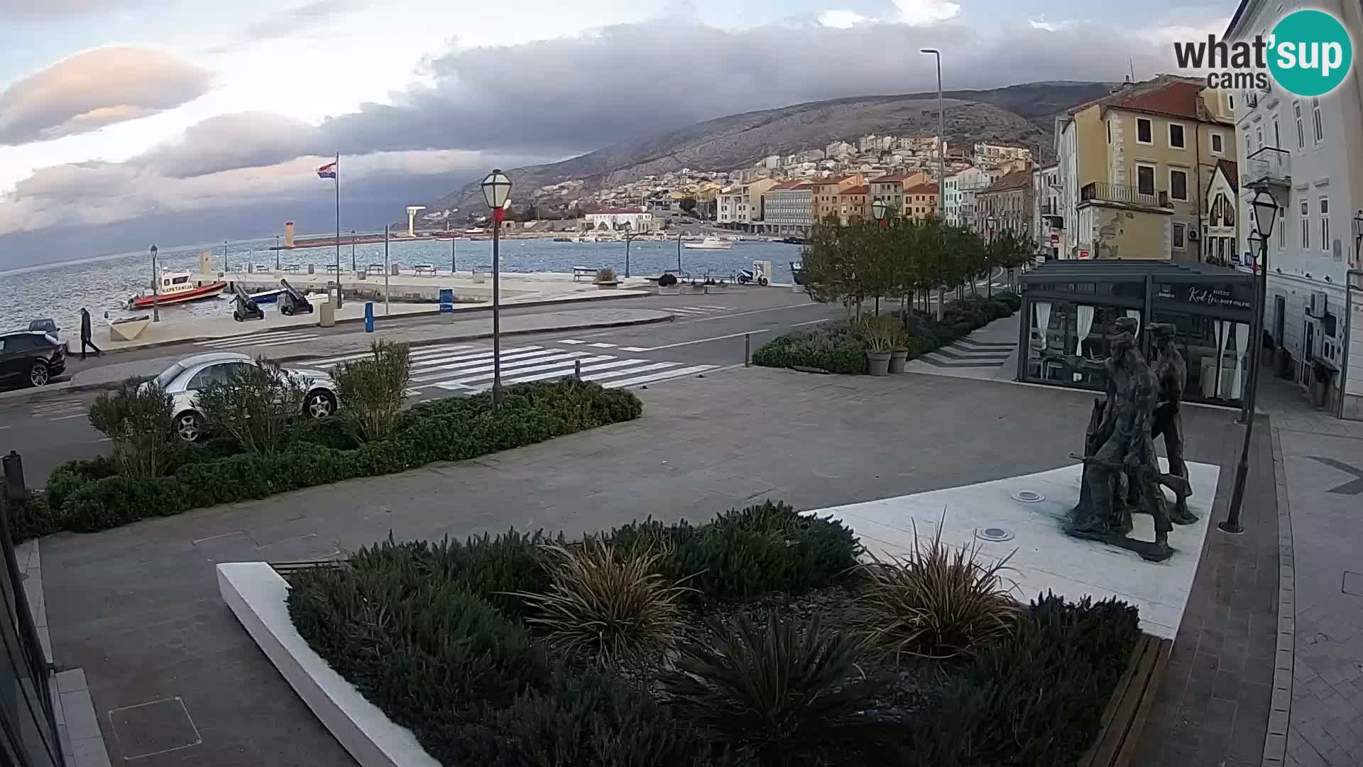 Live-Webcam Senj Riva – direkt am Meer – Kroatien