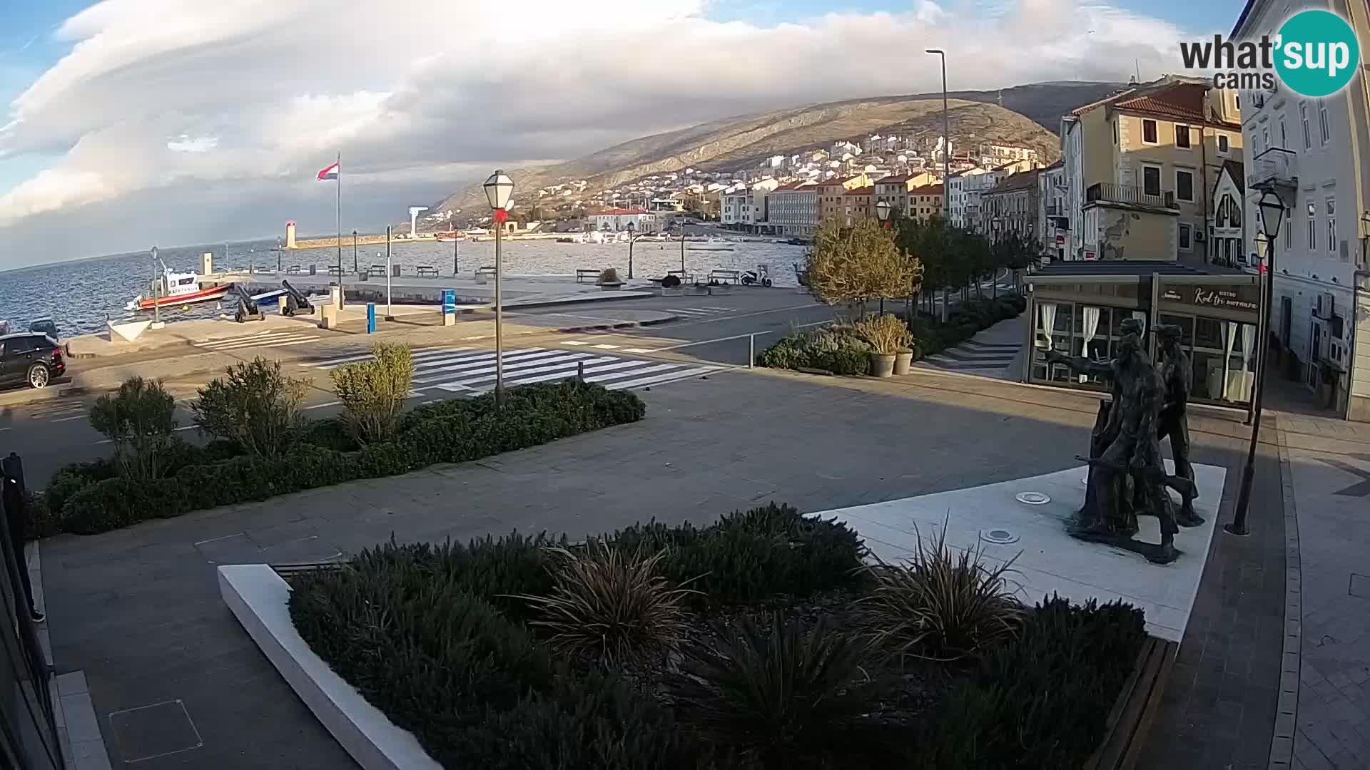 Live webcam Senj riva – seafront – Croatia