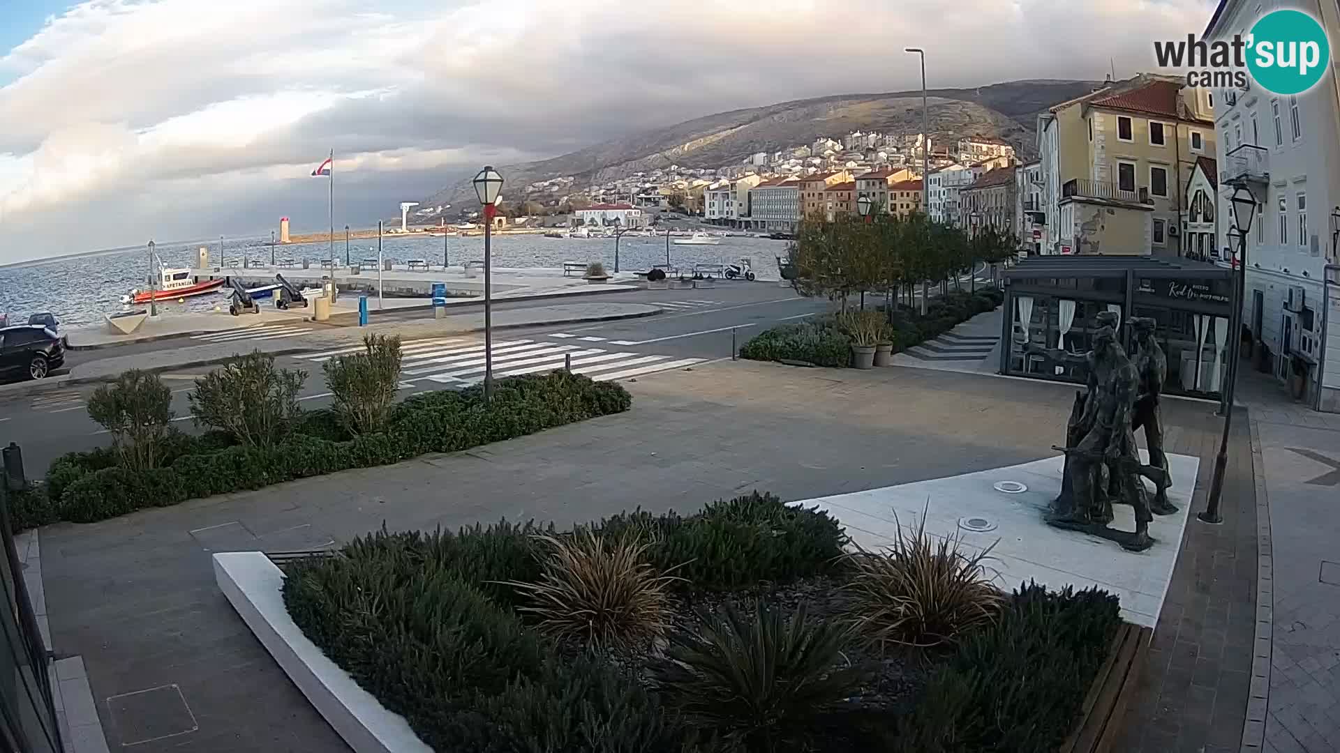 Live webcam Senj riva – seafront – Croatia