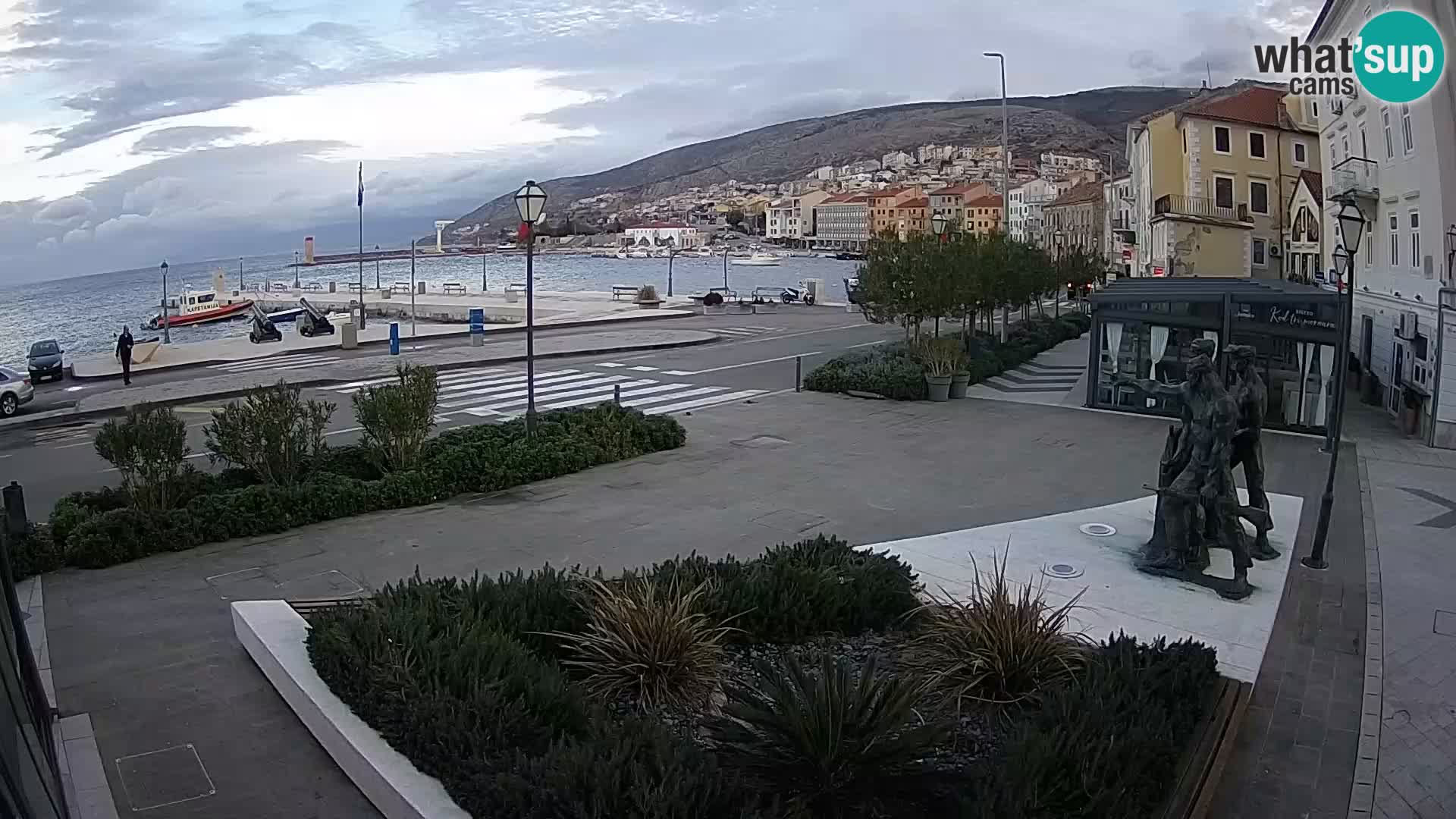 Live webcam Senj riva – fronte mare