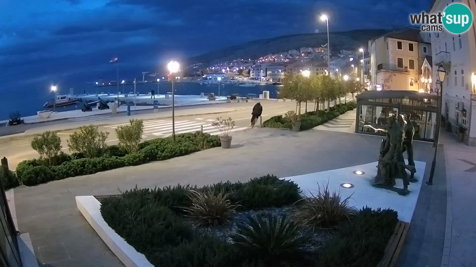 Live webcam Senj riva – seafront – Croatia