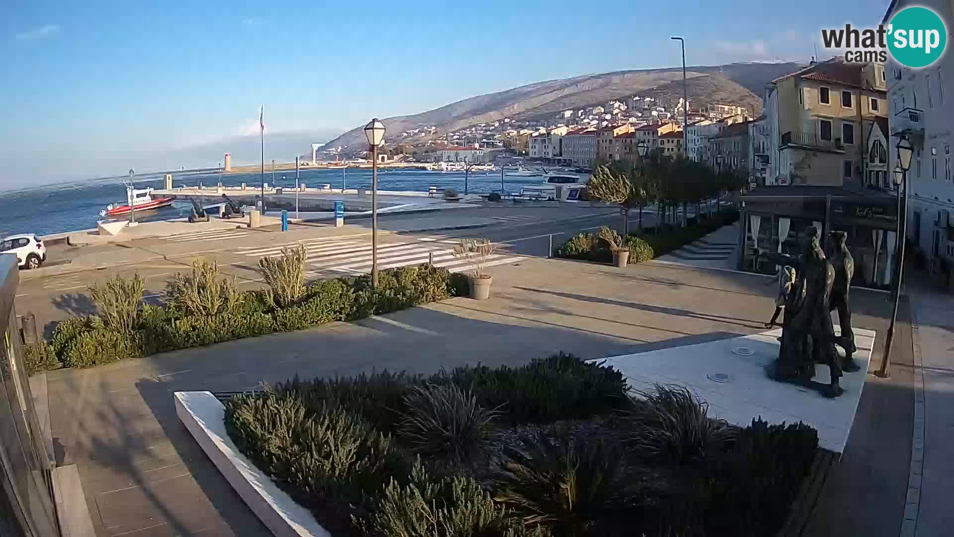 Live webcam Senj riva – fronte mare