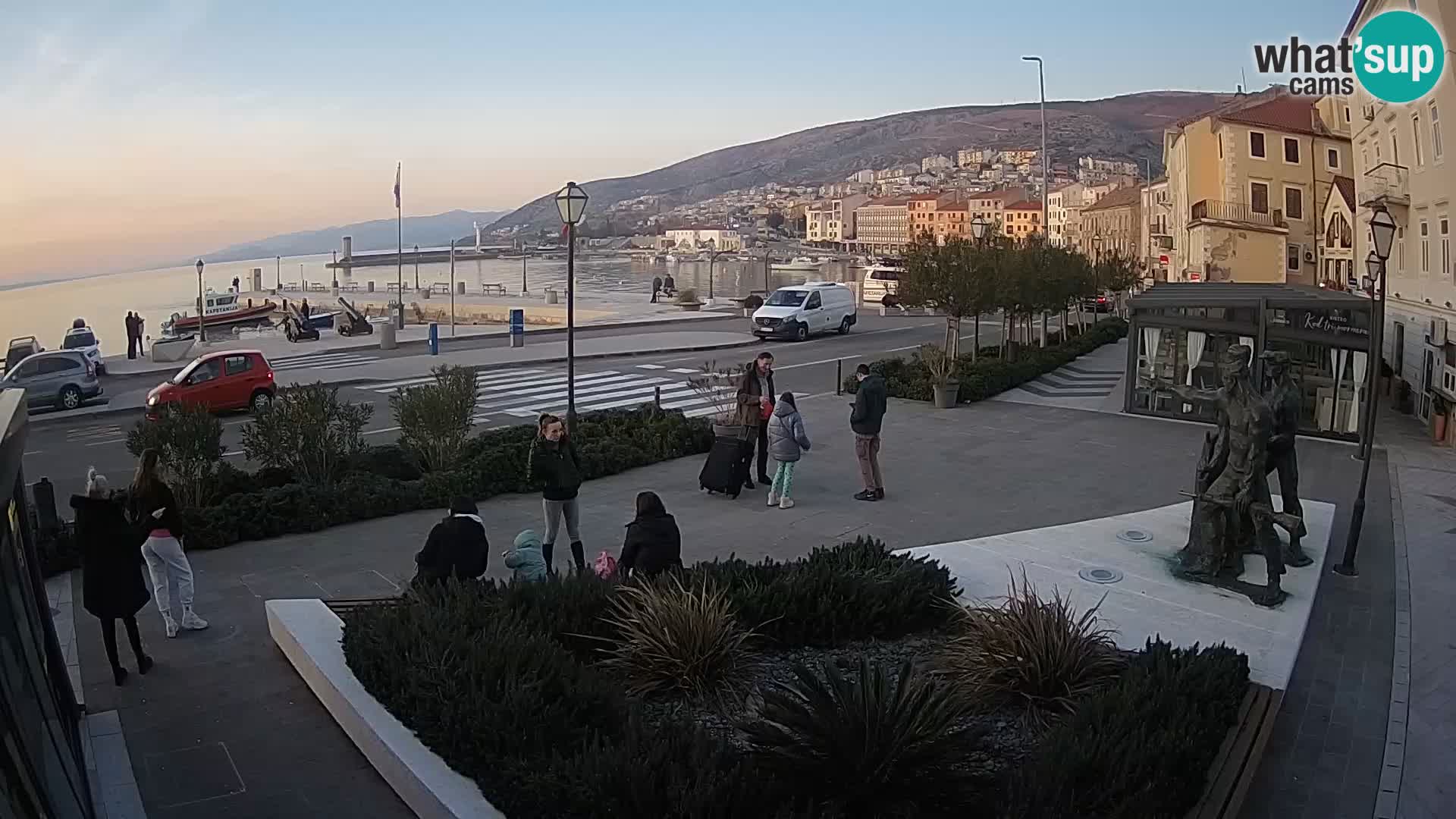 Live webcam Senj riva – seafront – Croatia