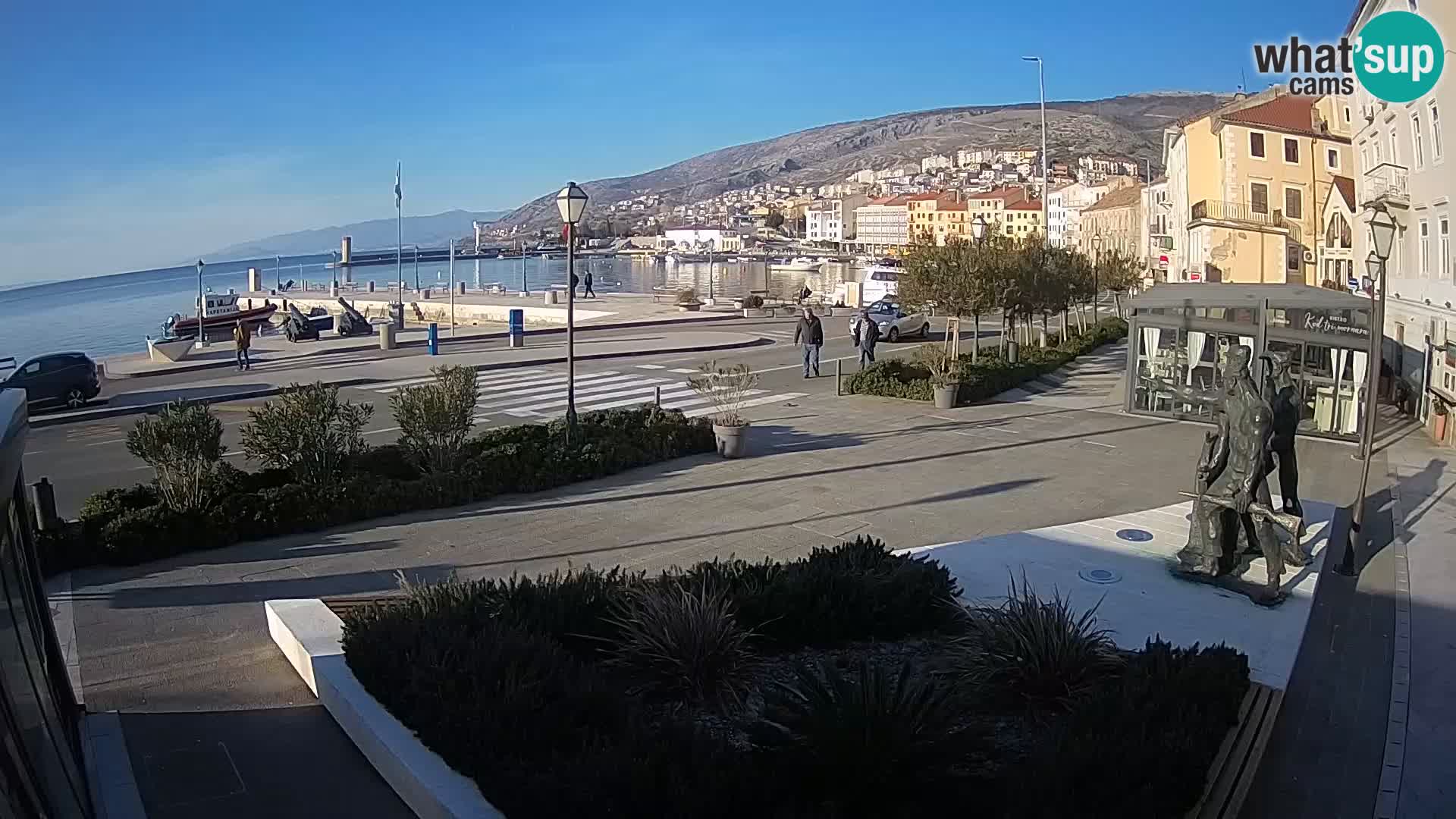 Webcam en vivo Senj riva – paseo marítimo