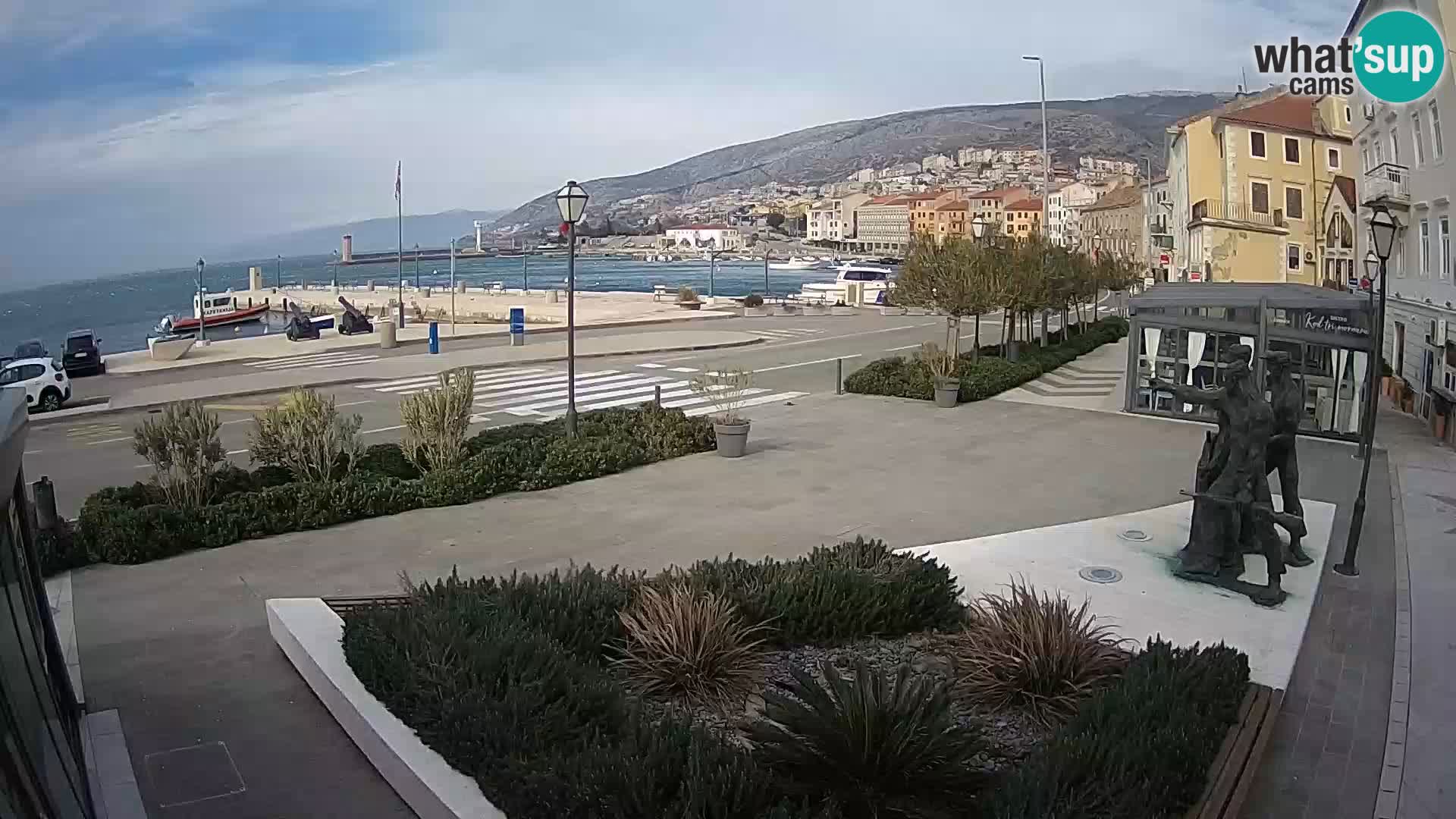 Live webcam Senj riva – seafront – Croatia