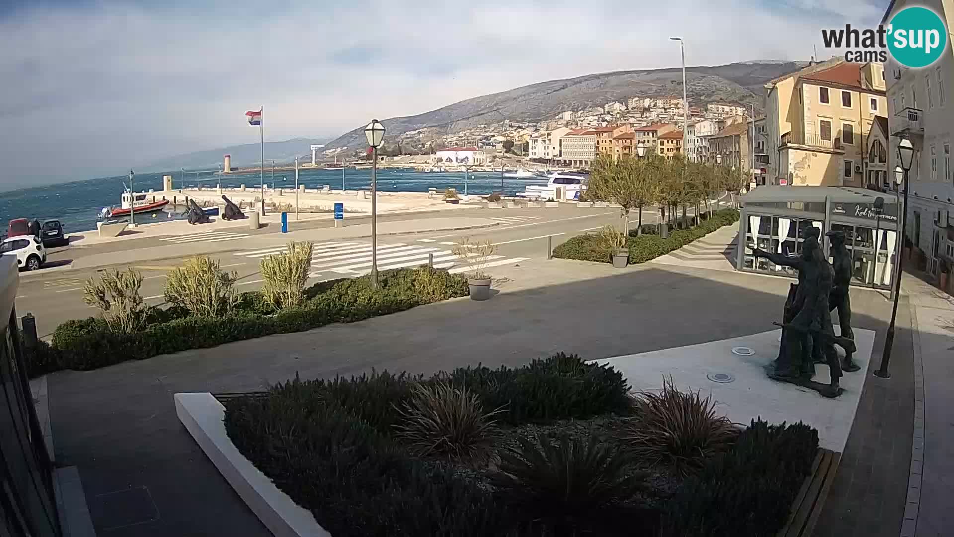 Live webcam Senj riva – fronte mare