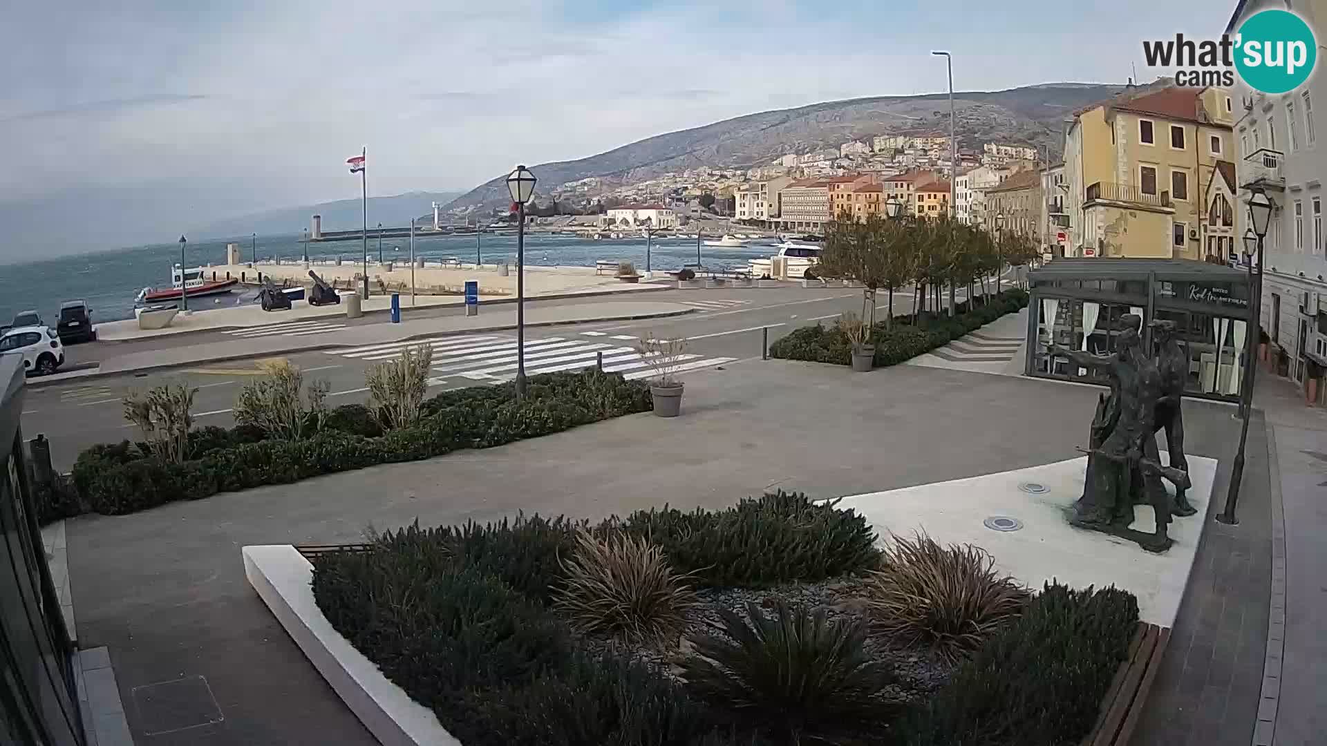 Live webcam Senj riva – seafront – Croatia