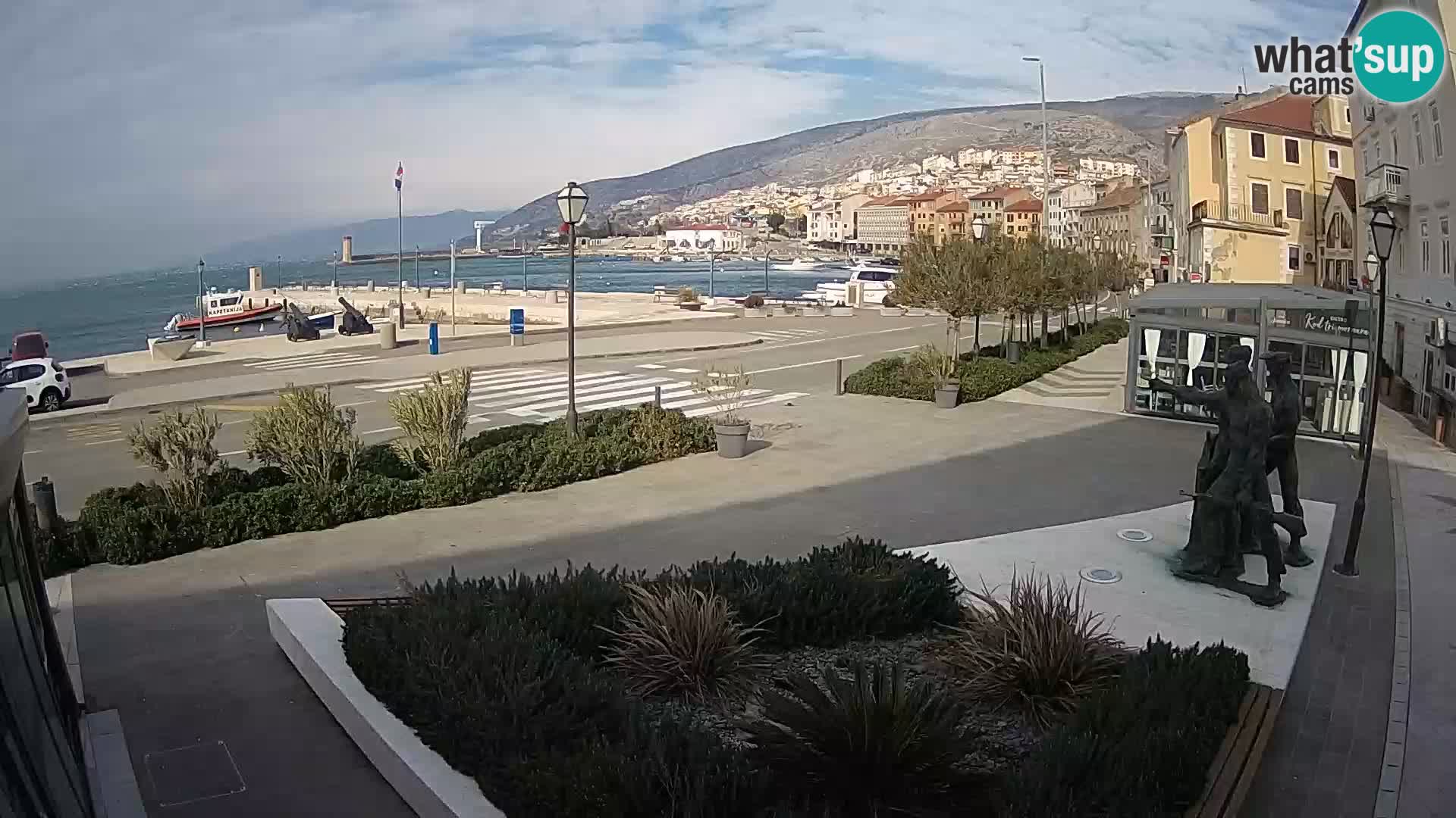 Webcam en vivo Senj riva – paseo marítimo