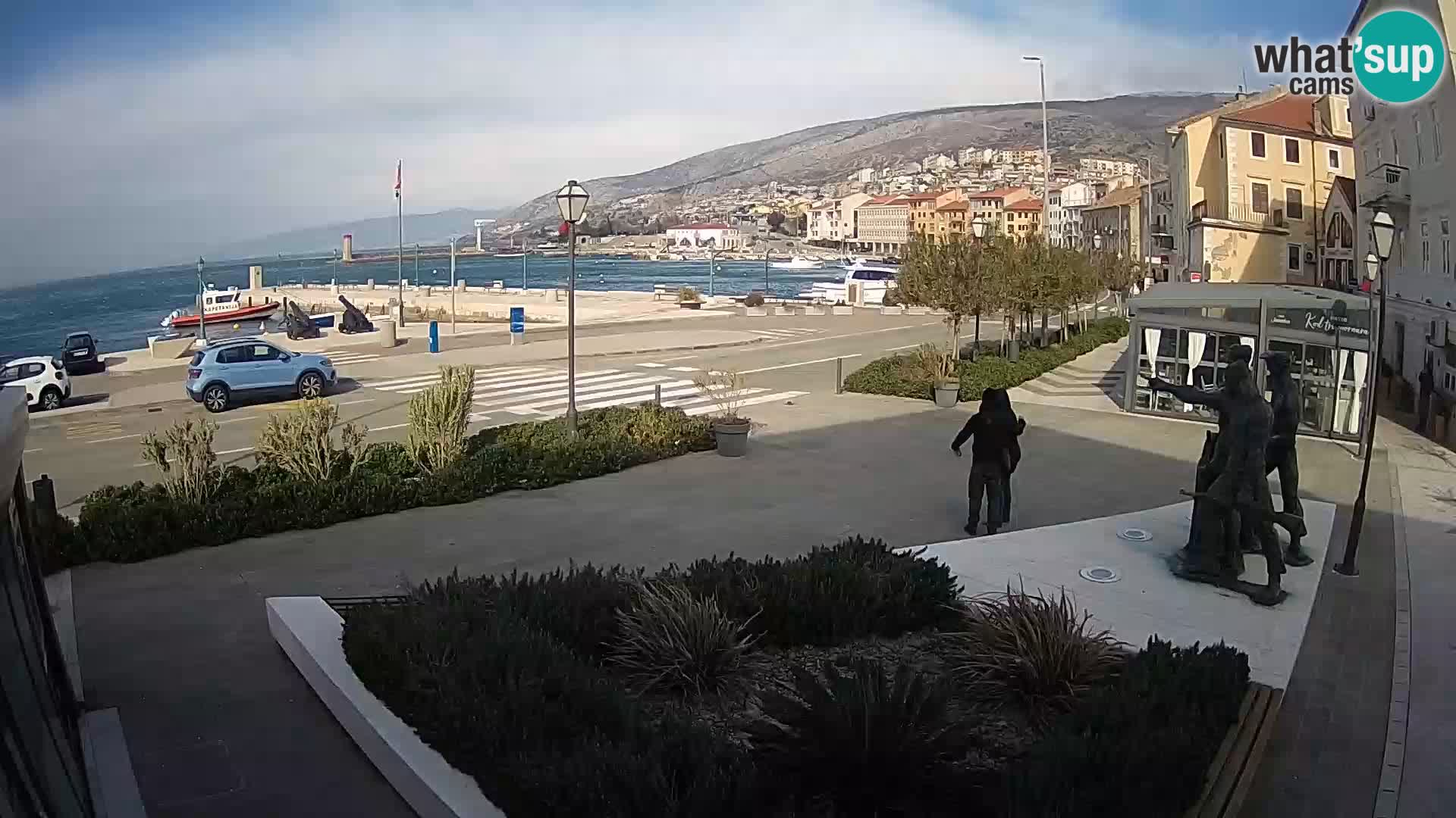 Live-Webcam Senj Riva – direkt am Meer – Kroatien