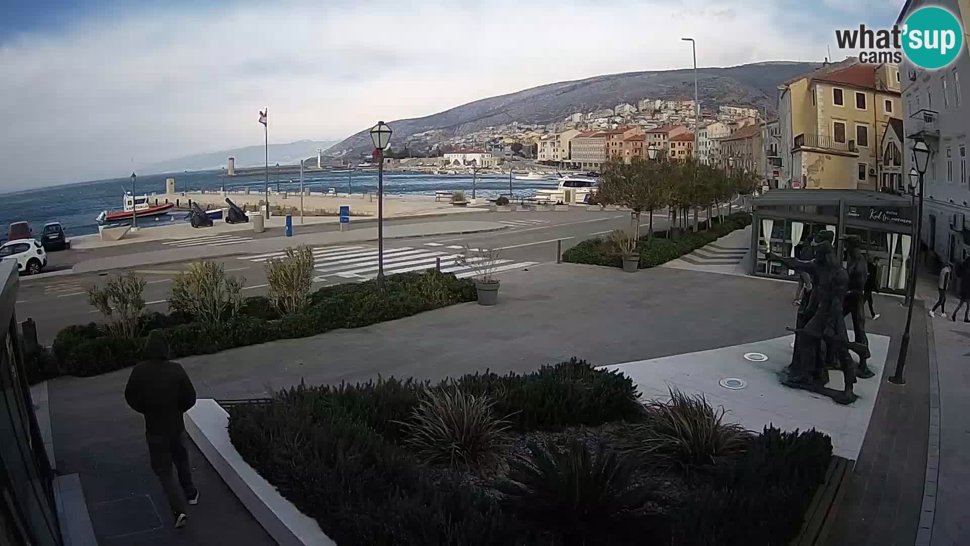 Webcam en vivo Senj riva – paseo marítimo