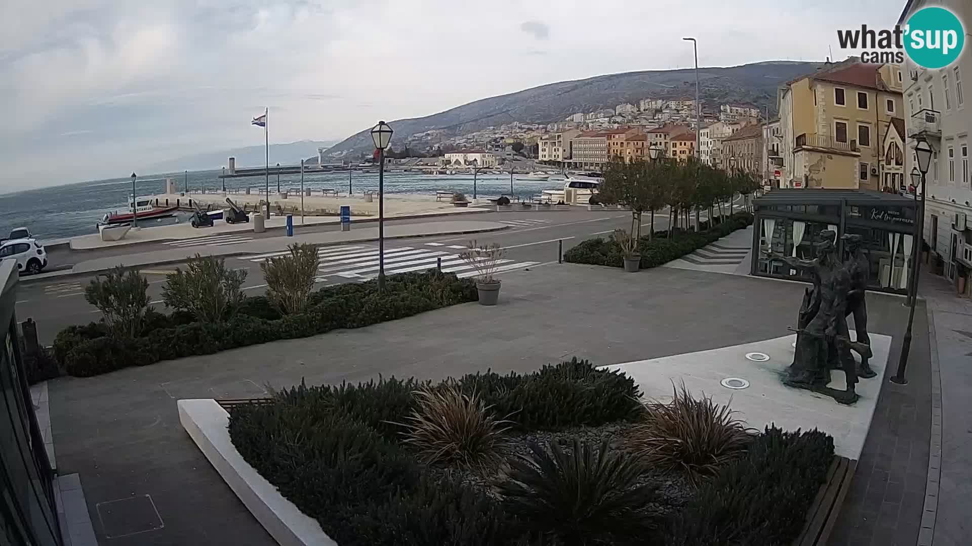 Live-Webcam Senj Riva – direkt am Meer – Kroatien