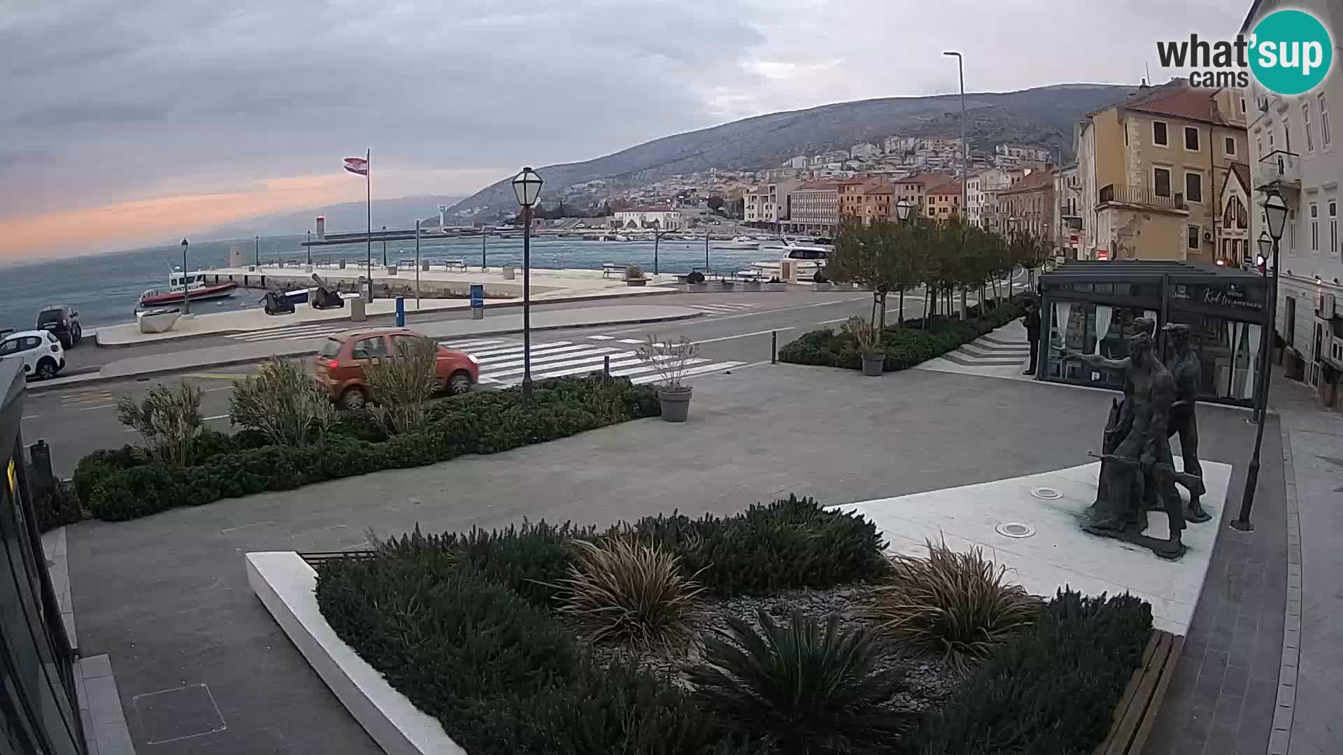 Webcam en vivo Senj riva – paseo marítimo