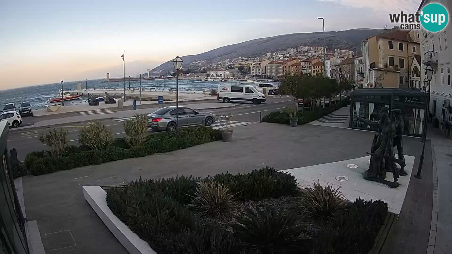 Live webcam Senj riva – seafront – Croatia