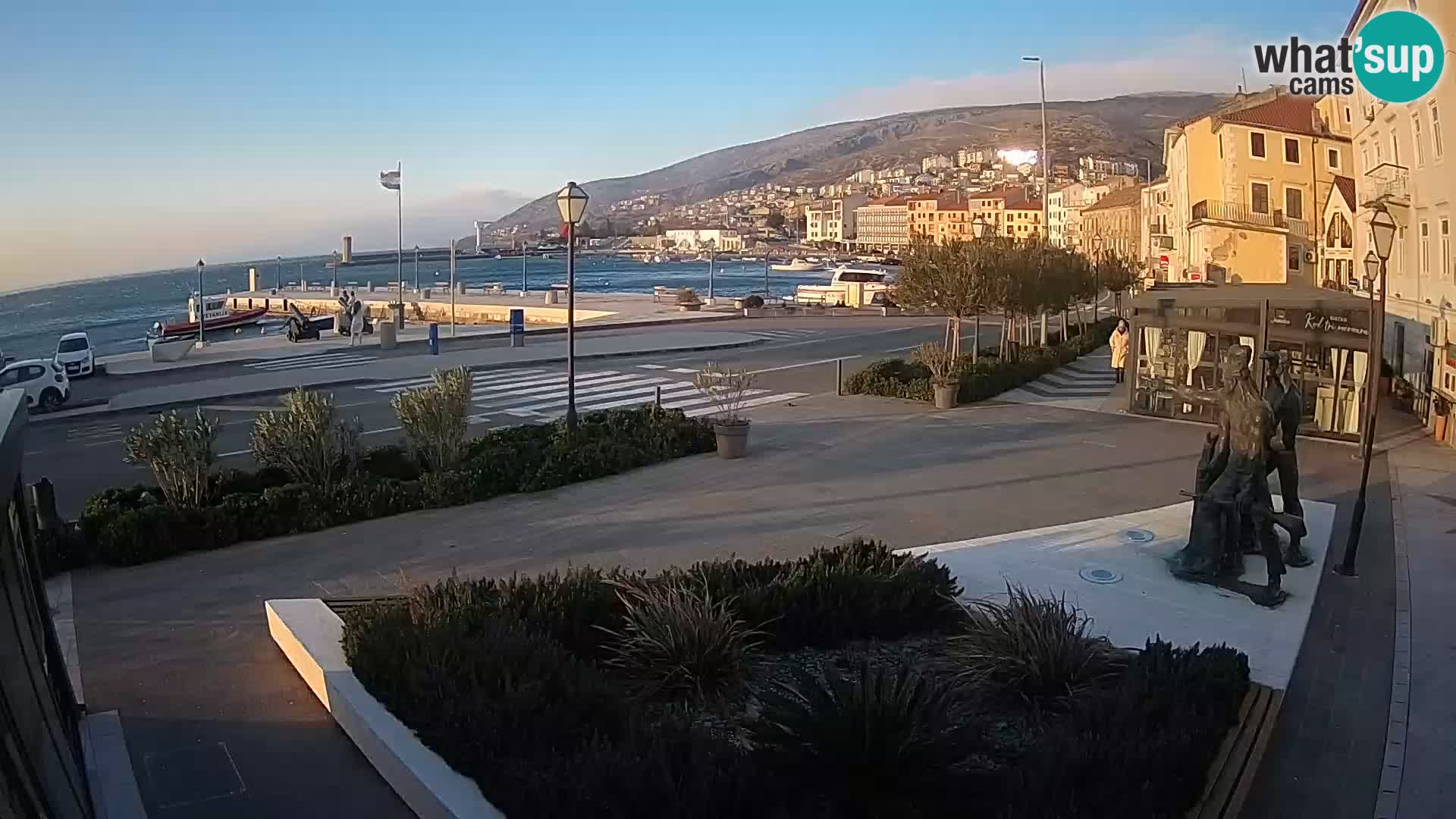 Live-Webcam Senj Riva – direkt am Meer – Kroatien