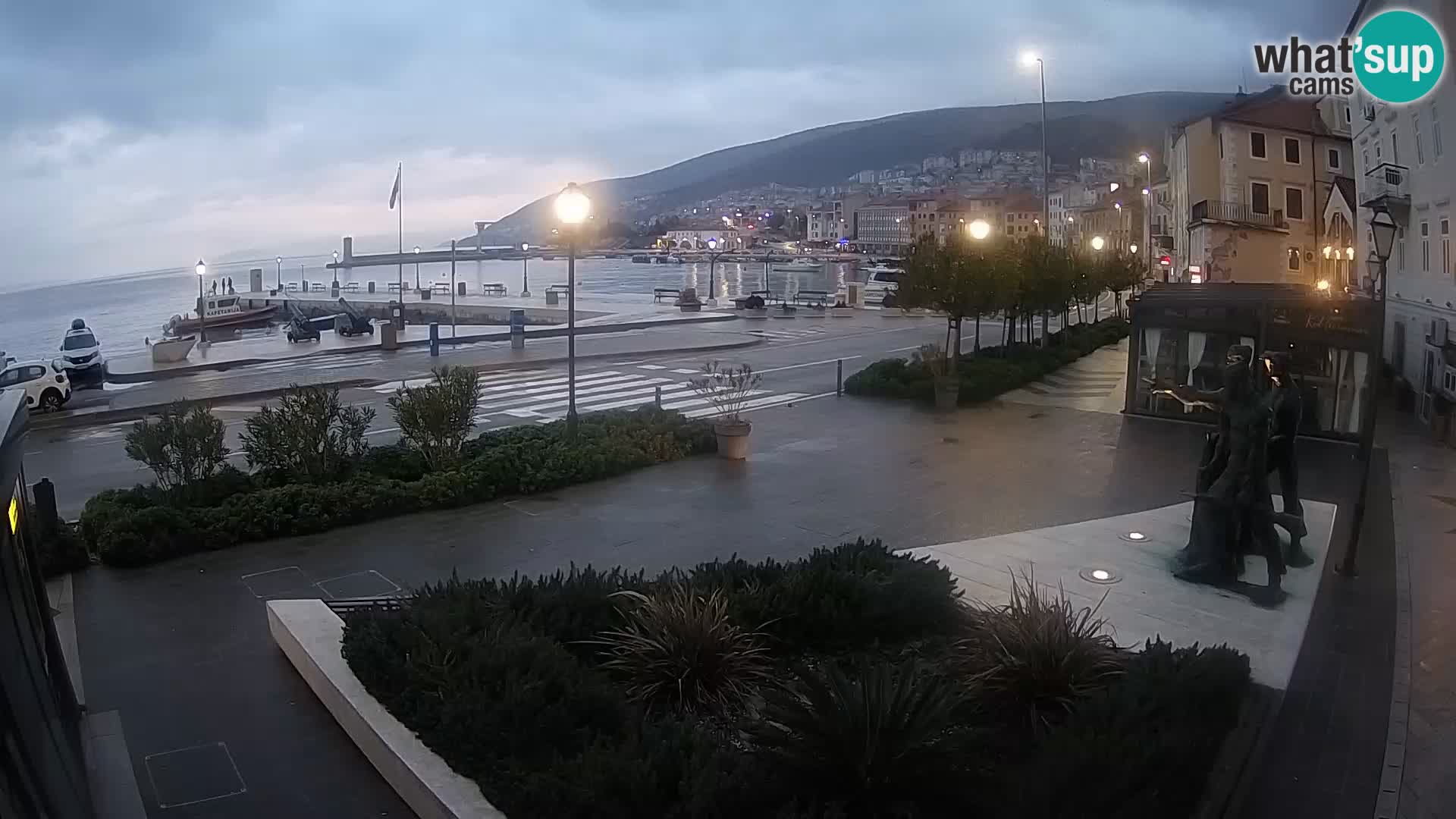 Live webcam Senj riva – seafront – Croatia