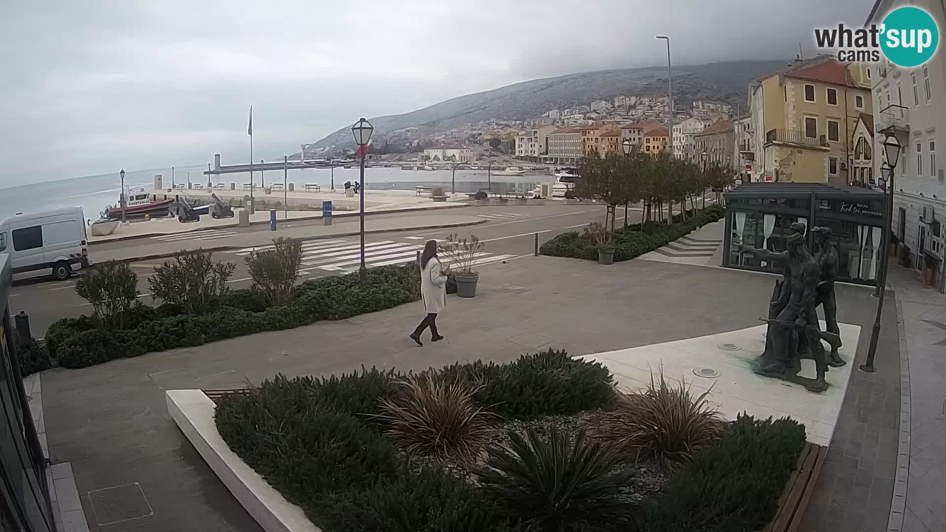 Webcam en vivo Senj riva – paseo marítimo