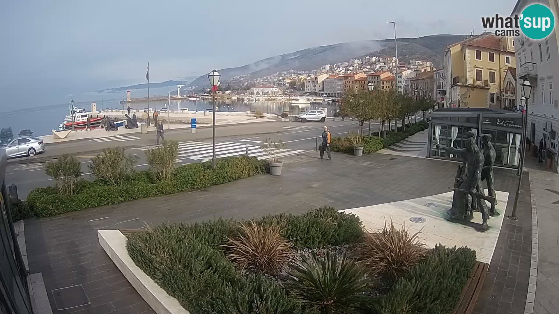 Live webcam Senj riva – fronte mare