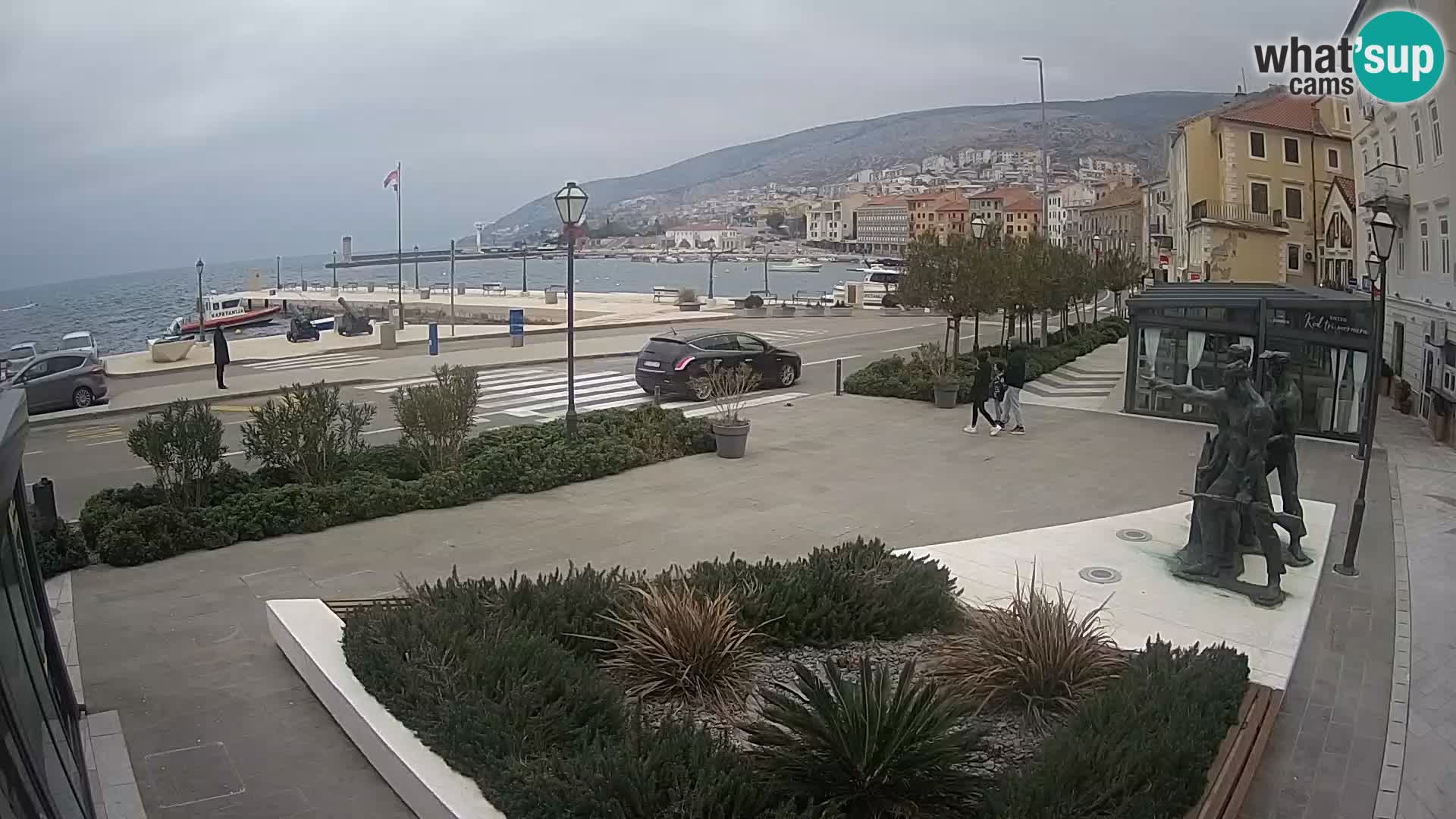 Webcam en vivo Senj riva – paseo marítimo