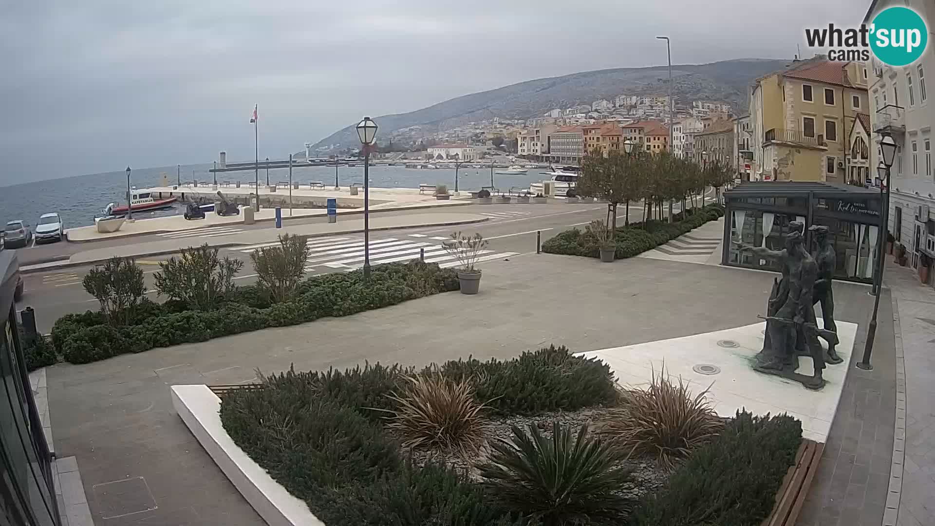 Live webcam Senj riva – seafront – Croatia