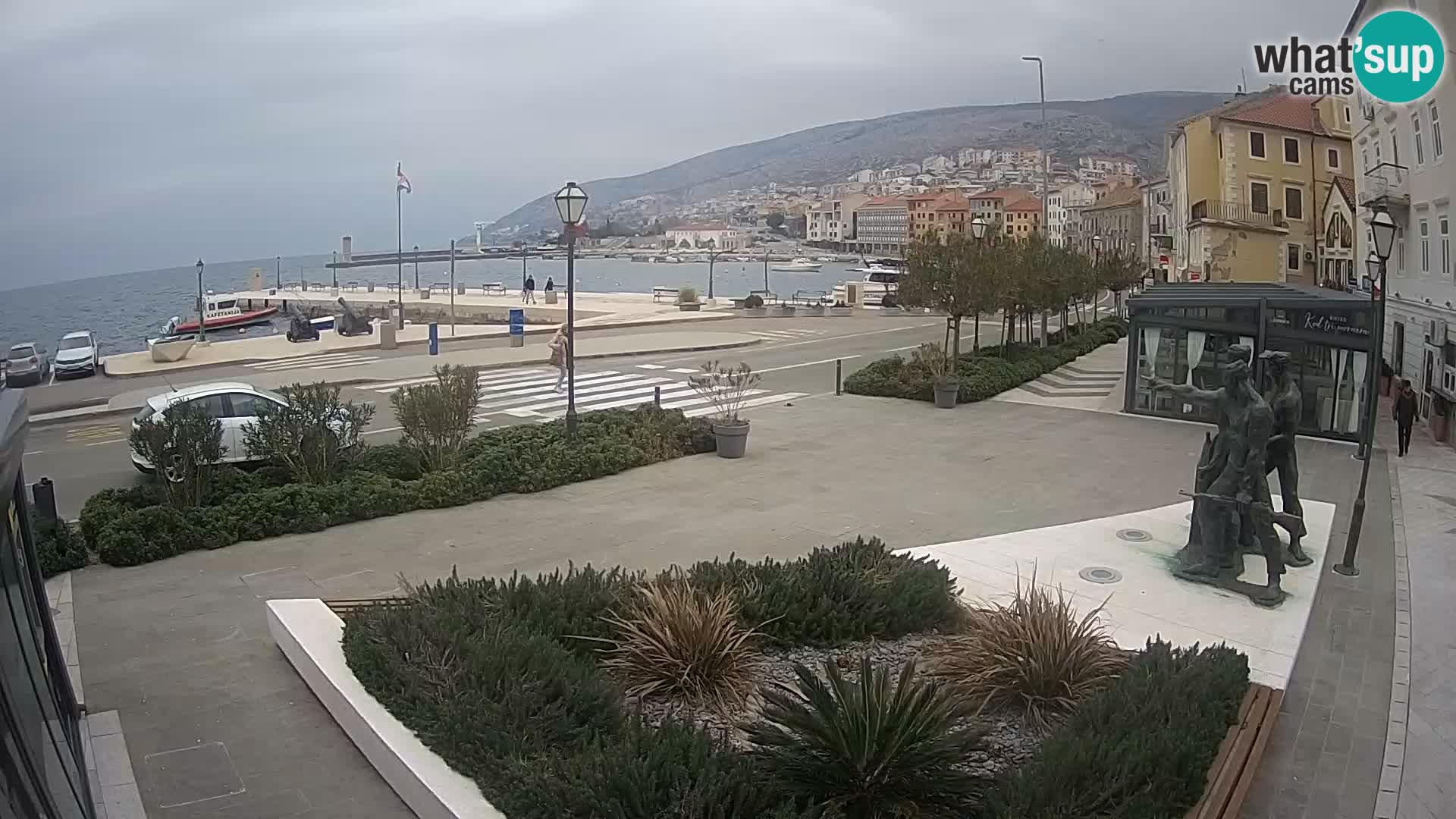 Live-Webcam Senj Riva – direkt am Meer – Kroatien