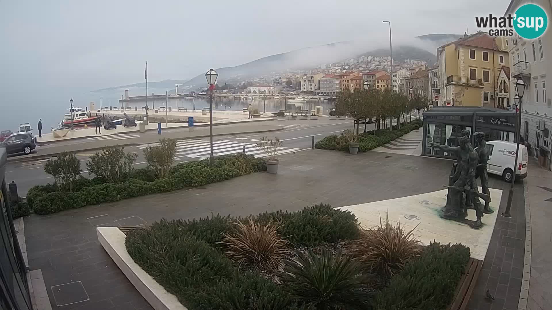 Live webcam Senj riva – seafront – Croatia