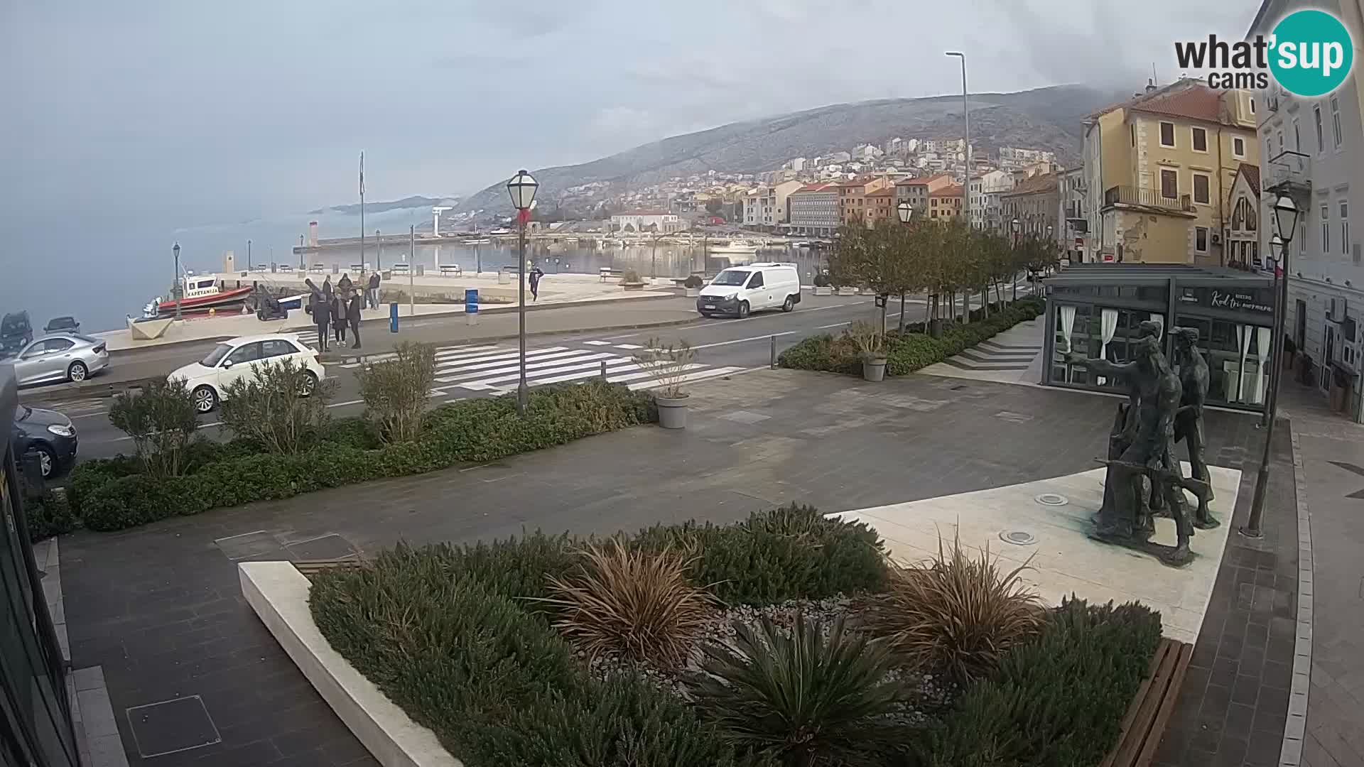 Live webcam Senj riva – fronte mare