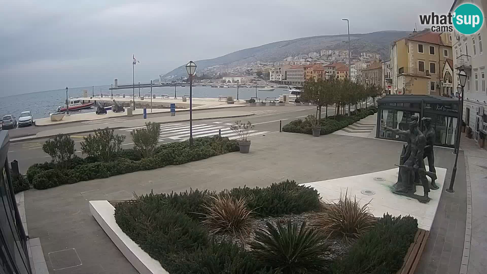 Webcam en vivo Senj riva – paseo marítimo