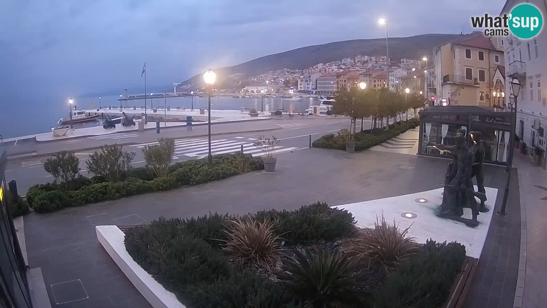 Live webcam Senj riva – seafront – Croatia