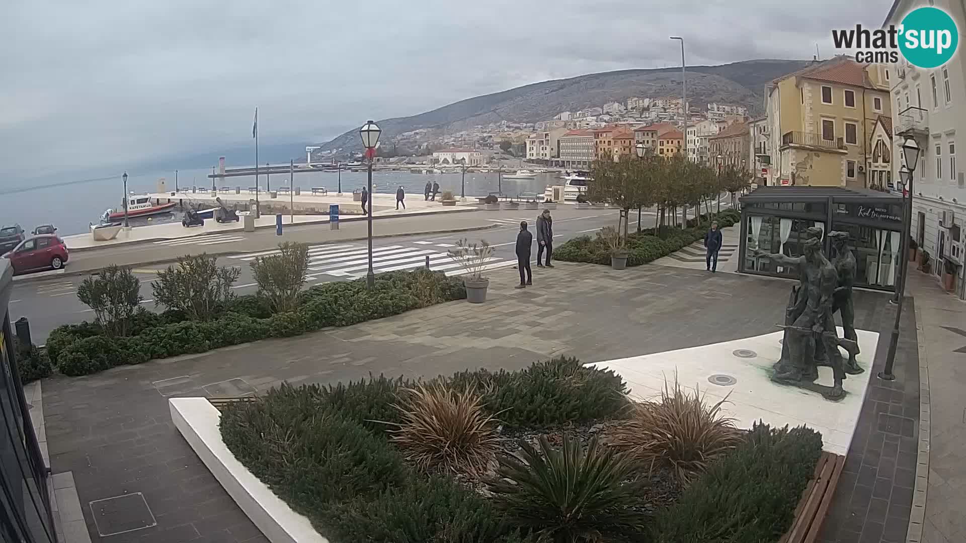 Live webcam Senj riva – fronte mare