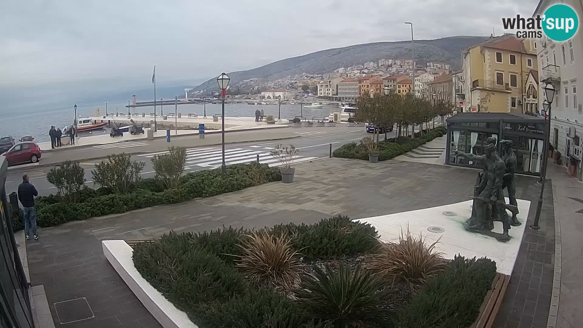 Webcam en vivo Senj riva – paseo marítimo