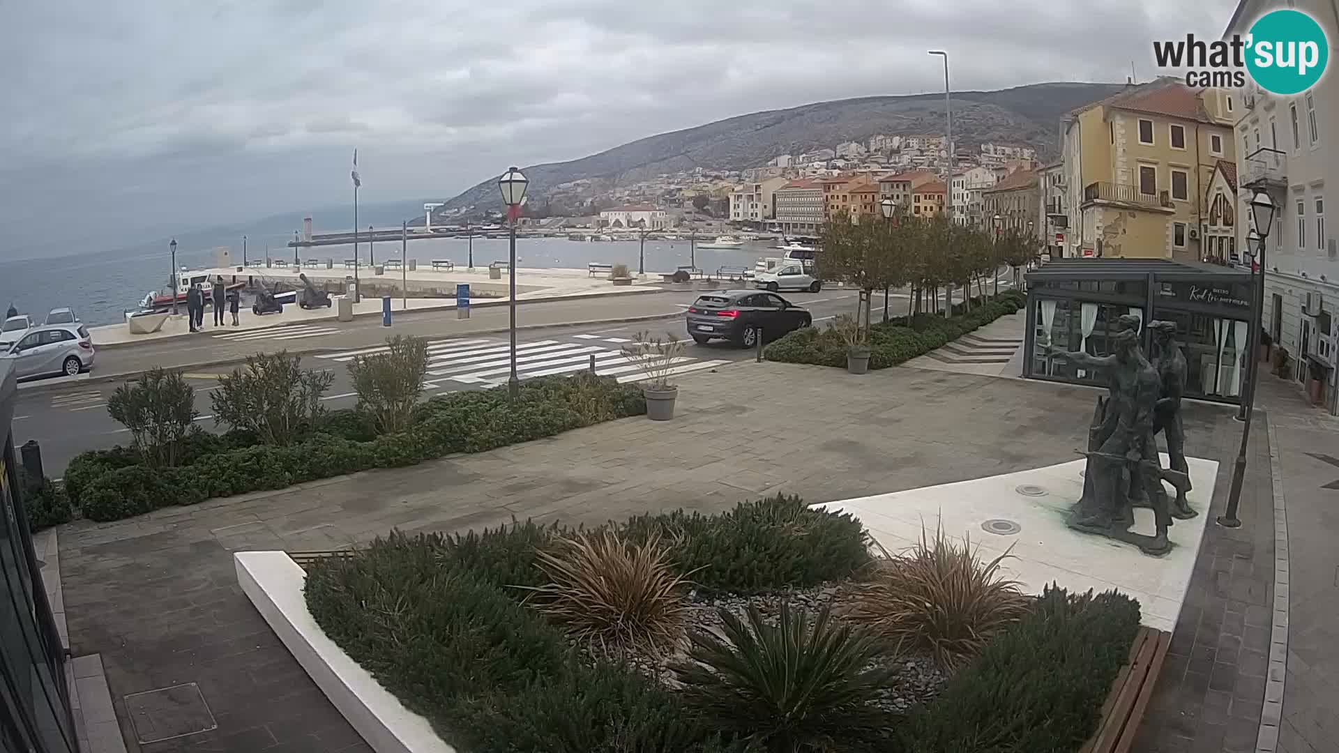 Live webcam Senj riva – fronte mare