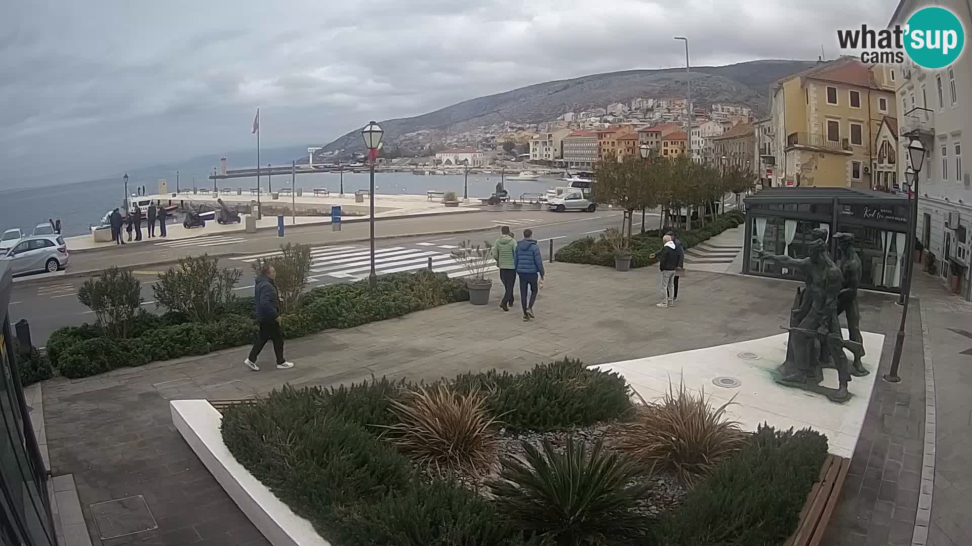 Live-Webcam Senj Riva – direkt am Meer – Kroatien