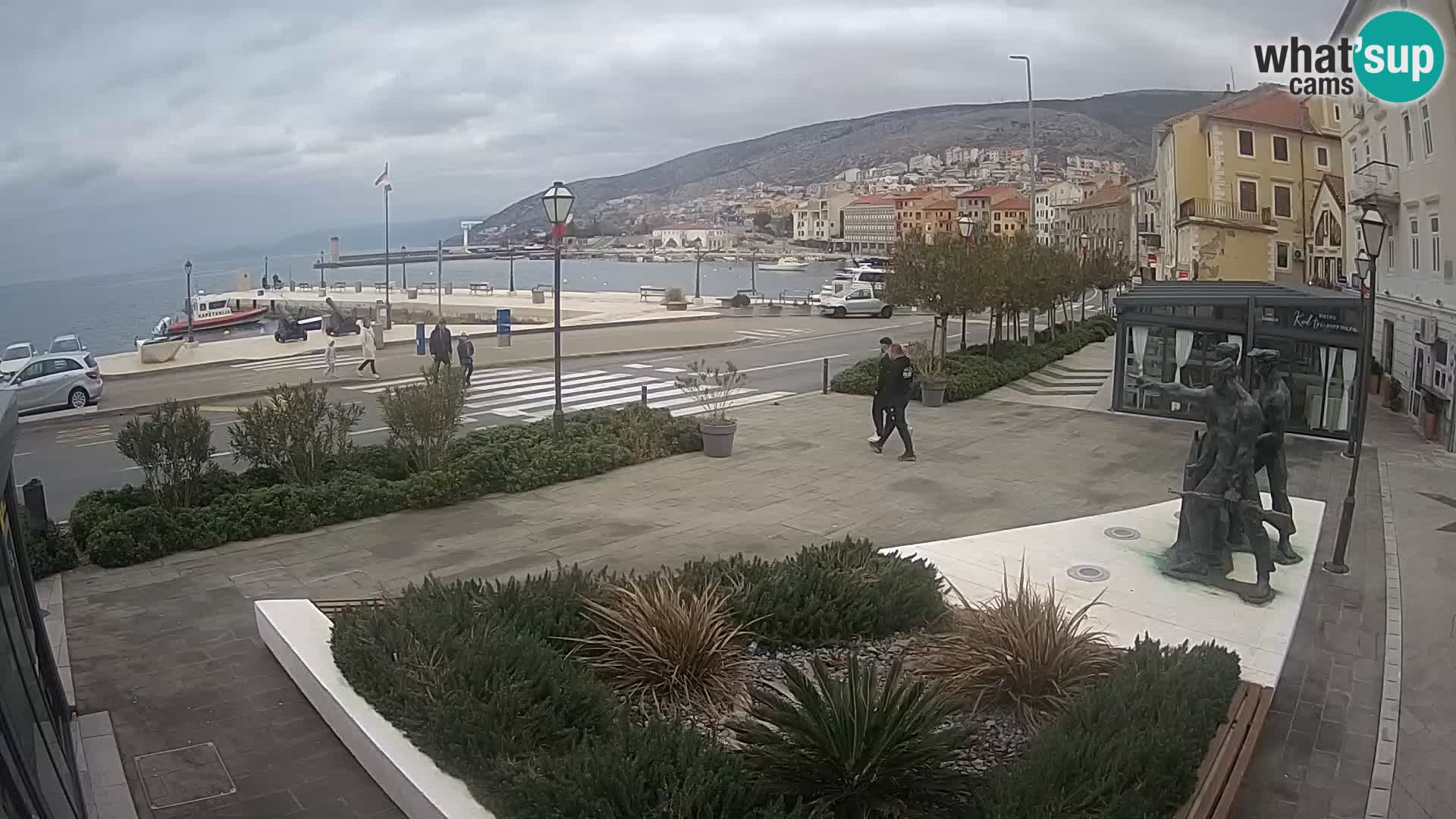 Live webcam Senj riva – seafront – Croatia