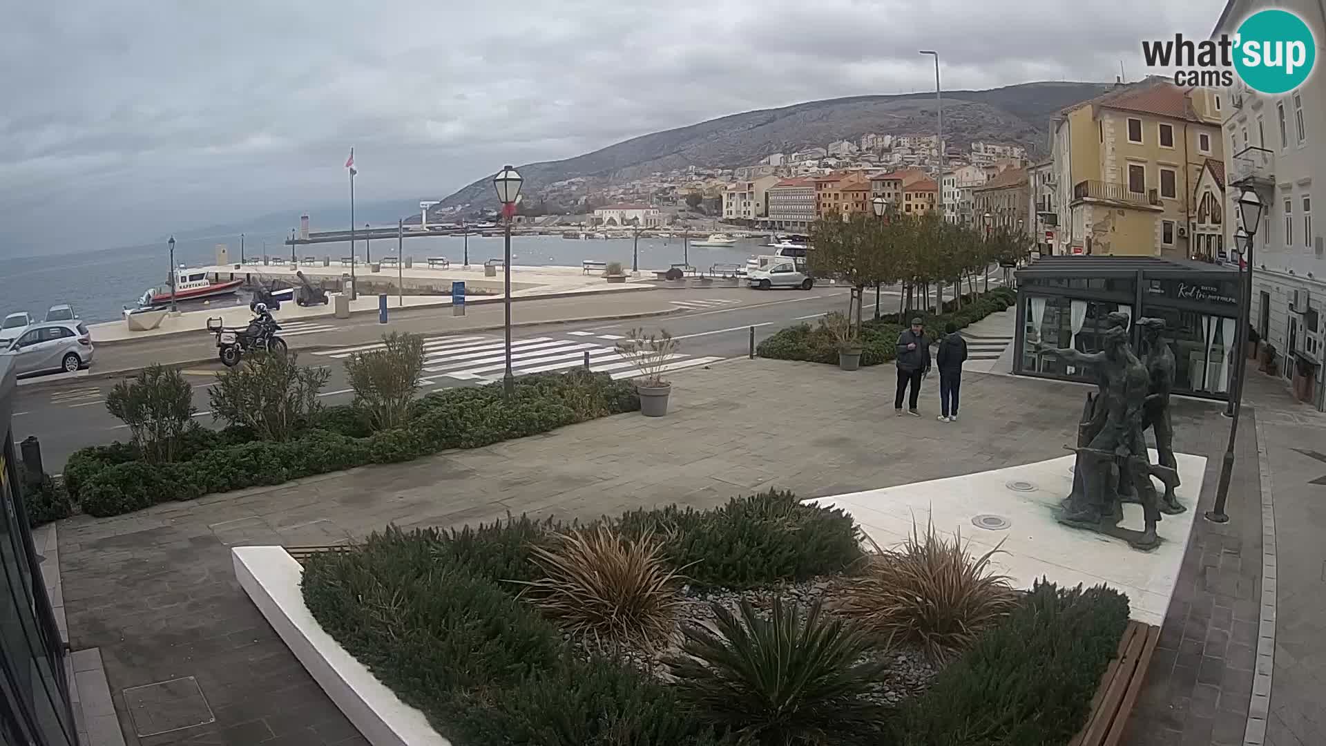 Live webcam Senj riva – fronte mare