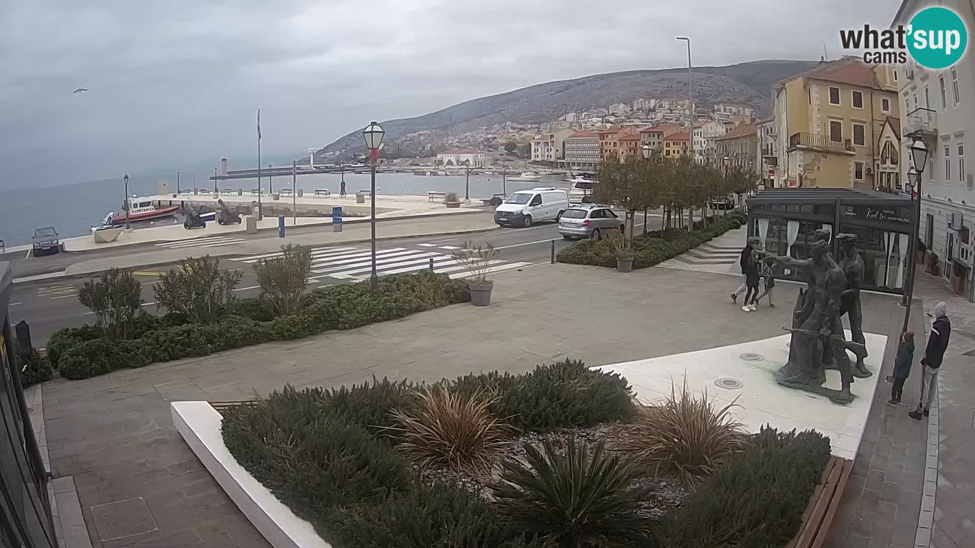 Webcam en vivo Senj riva – paseo marítimo