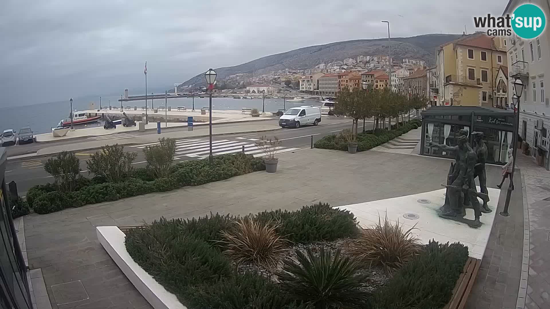 Live-Webcam Senj Riva – direkt am Meer – Kroatien